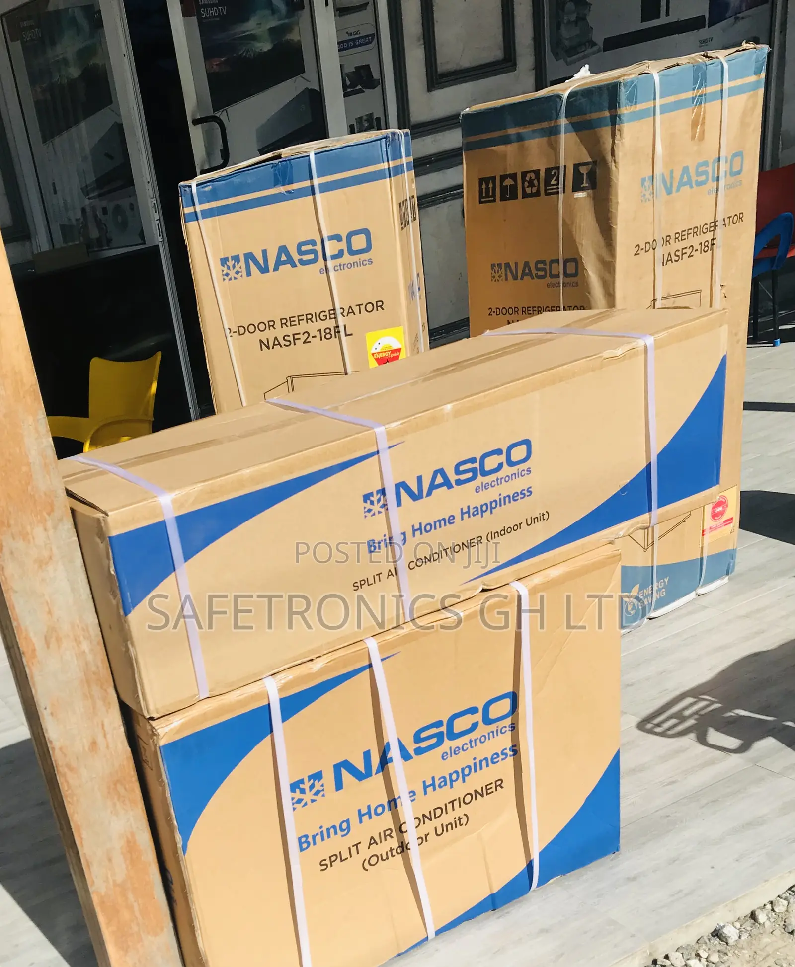 Anti Rust White Nasco 1.5 Hp Split R410a Fast Airconditioner