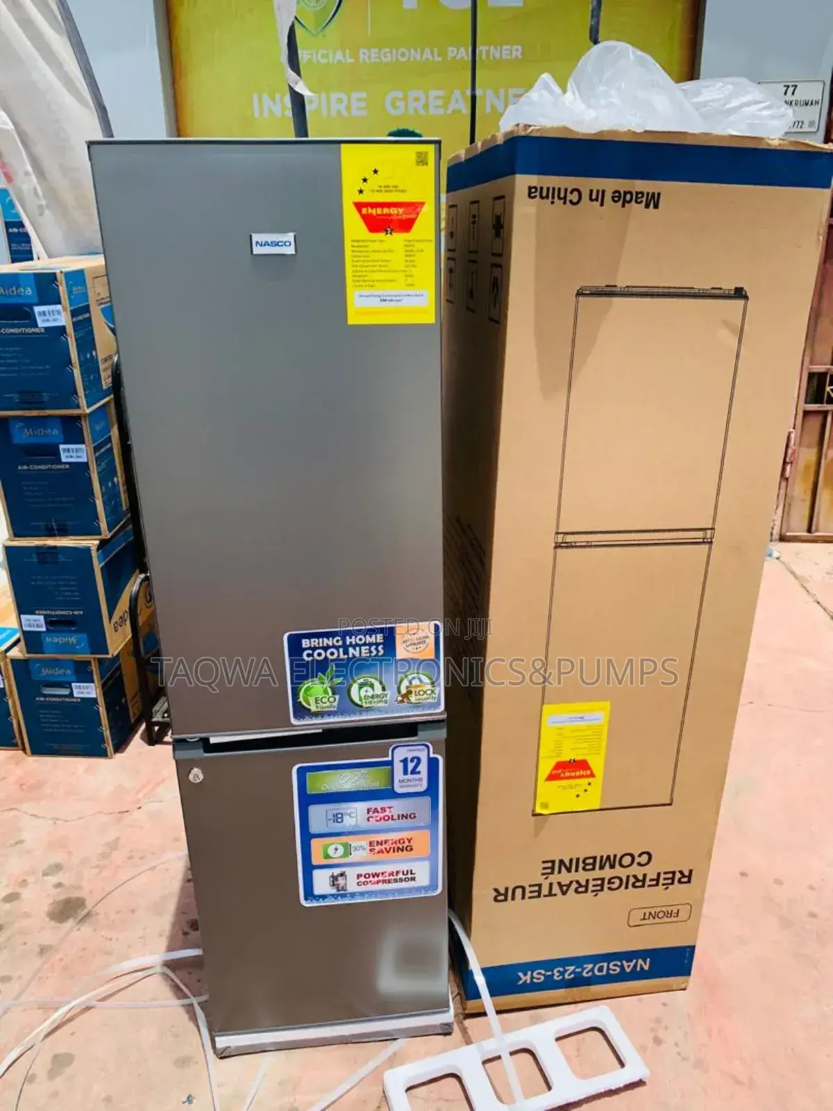 Nasd2-23-Sk, Bottom Freezer, 170ltr