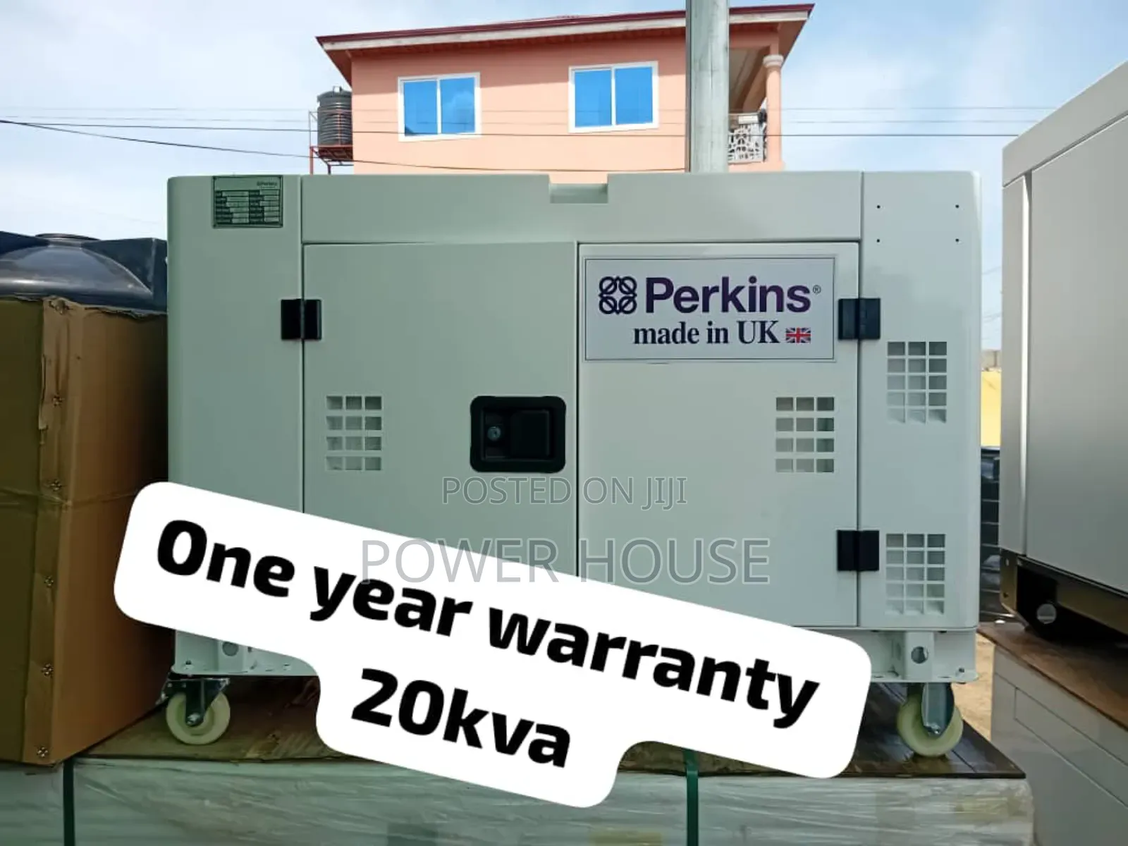 Emergency Stop Enabled 20kva Diesel Generator Silent Perkins
