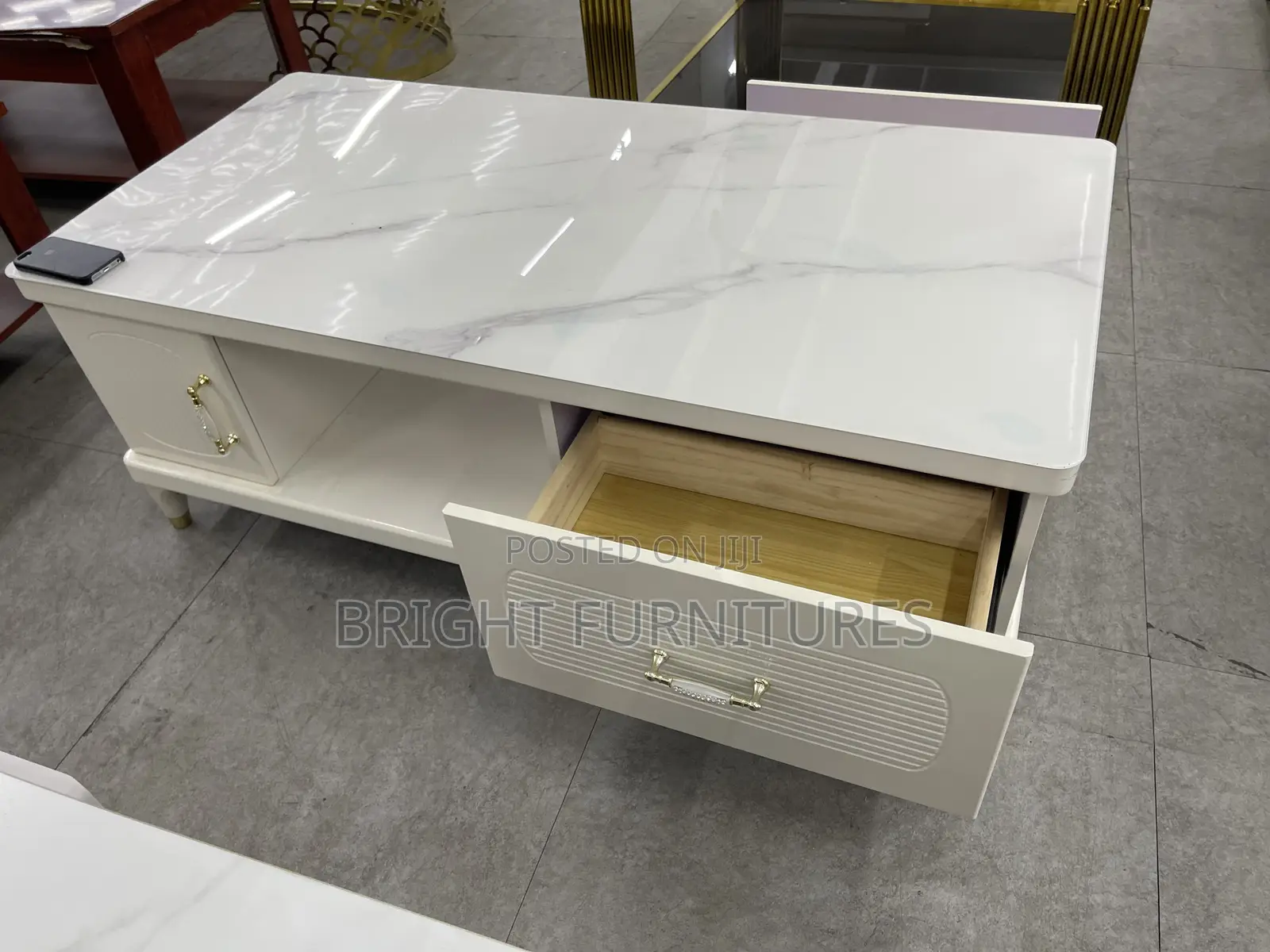 Glass Top Center Table