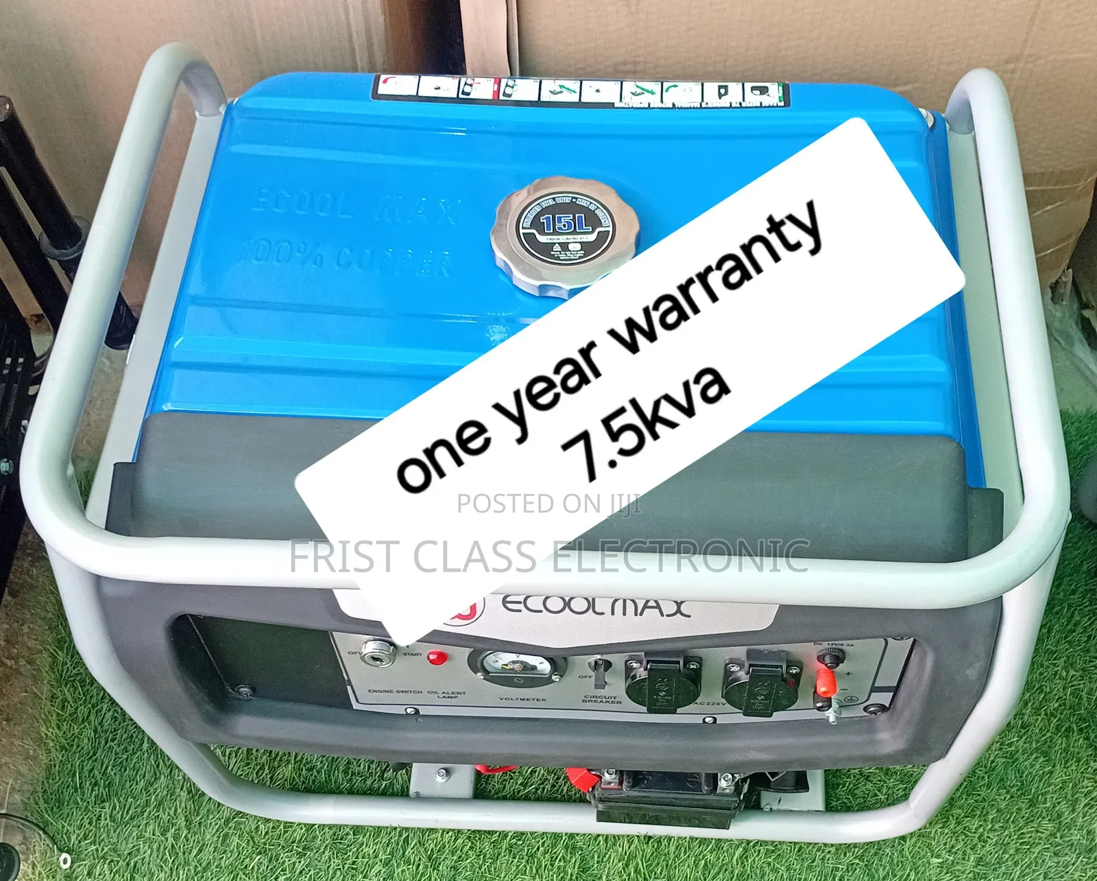 7.5kva Petrol Generator for Small Businesses Spaces