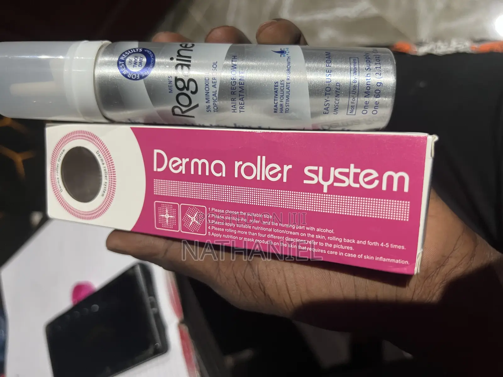 Rogain and Derma Roller Massive Combo
