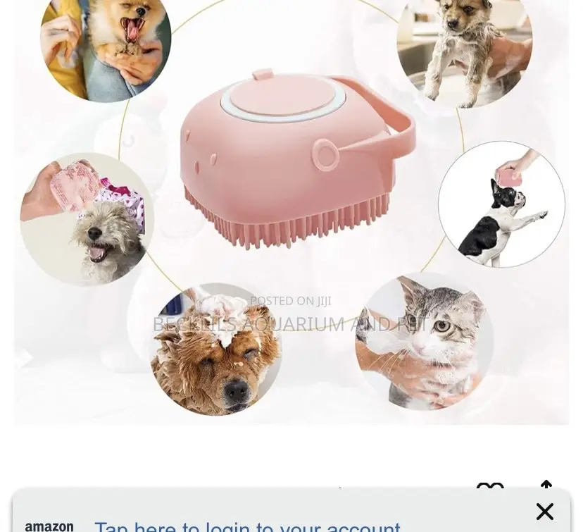 Silicon Bath Brush ( for Dogs N Cat)