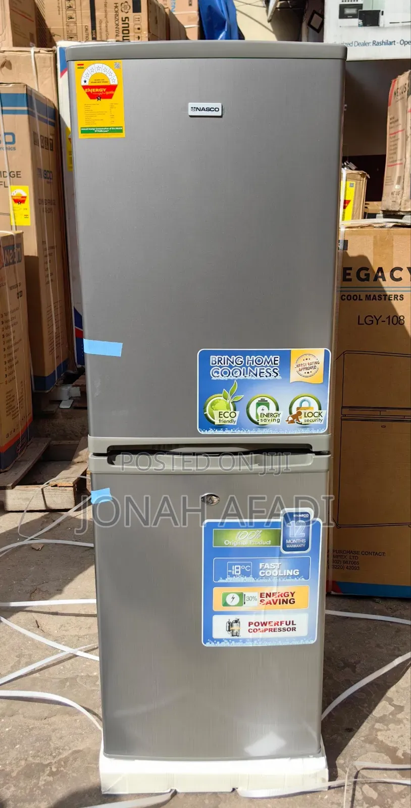 Nascod2-20 147litredouble Door Bottom Freezer Refrigerator