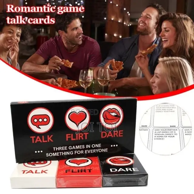Talk, Flirt, Dare Card Game