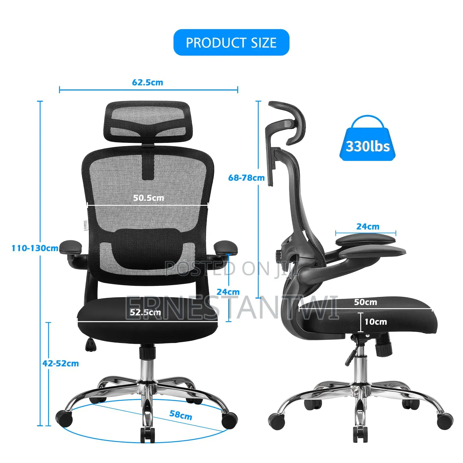 Ergonomic Luxury Mesh Chair From Ximstar, Uk