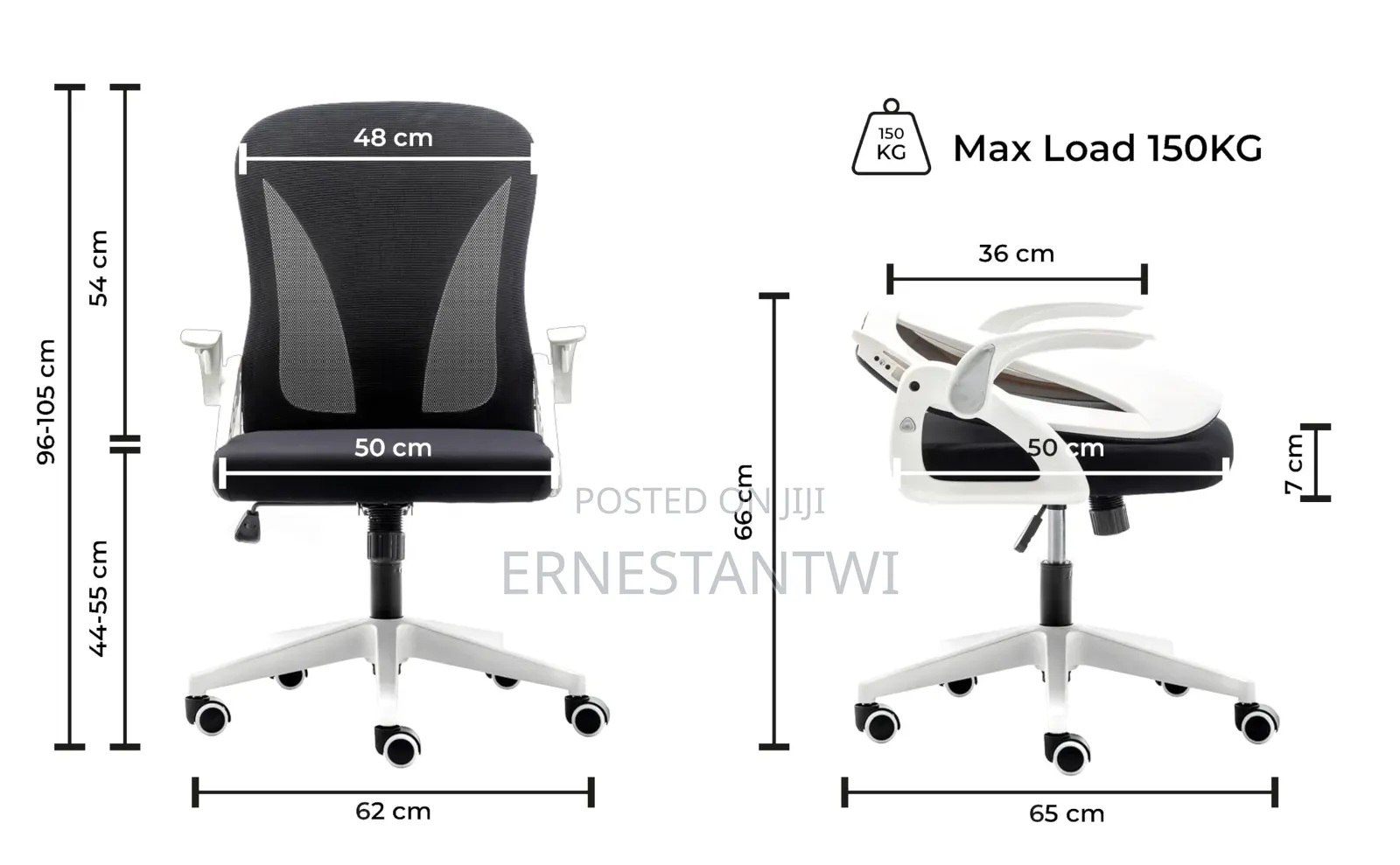 Foldable Ergonomic Office Chair From Trevo, Uk