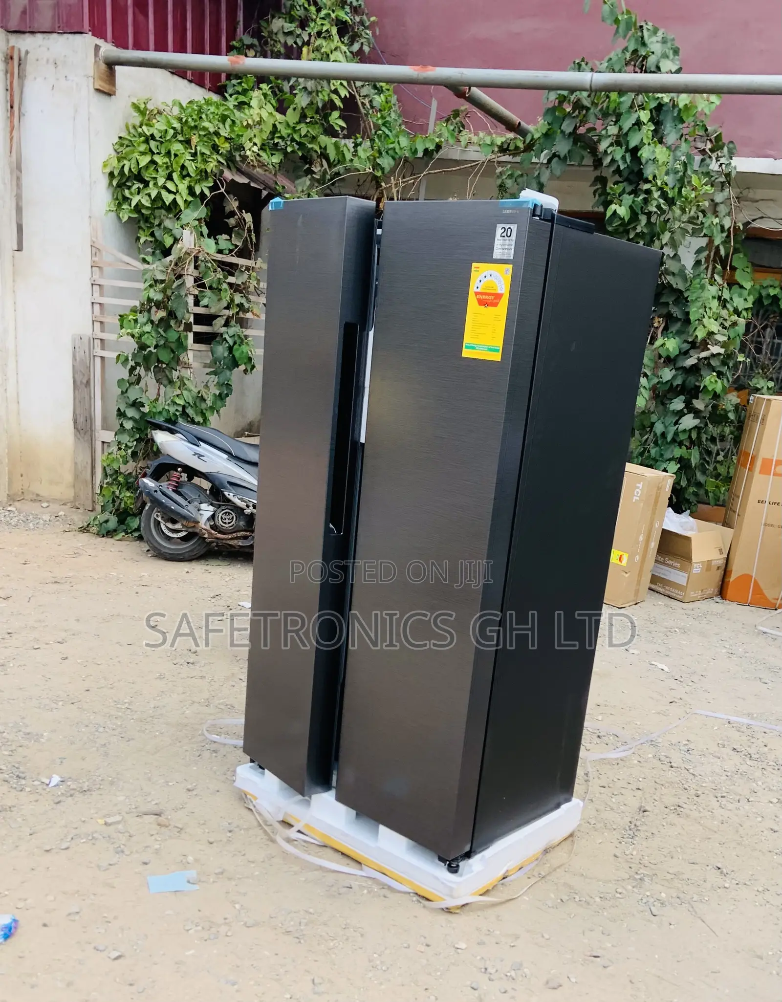 Trusted 583 Liters Sidebyside Samsung Grey Fridge