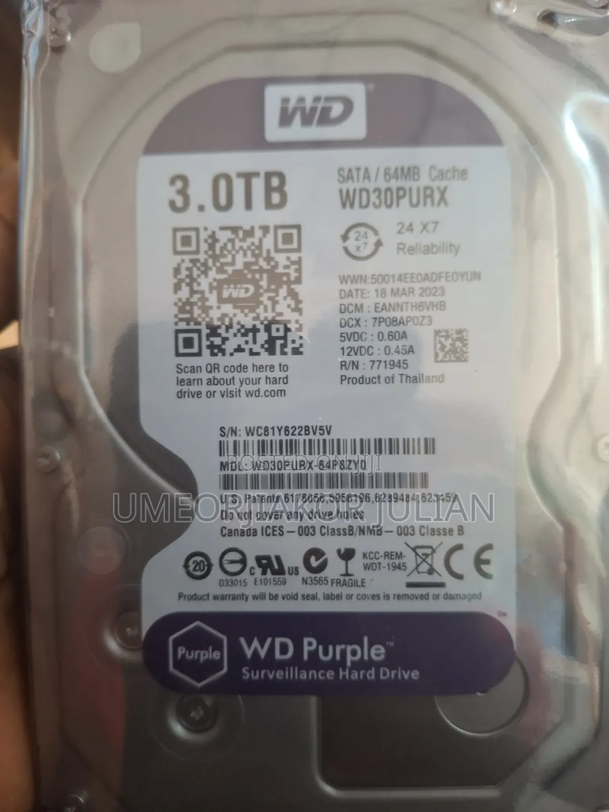 3.0tb Hard Drive