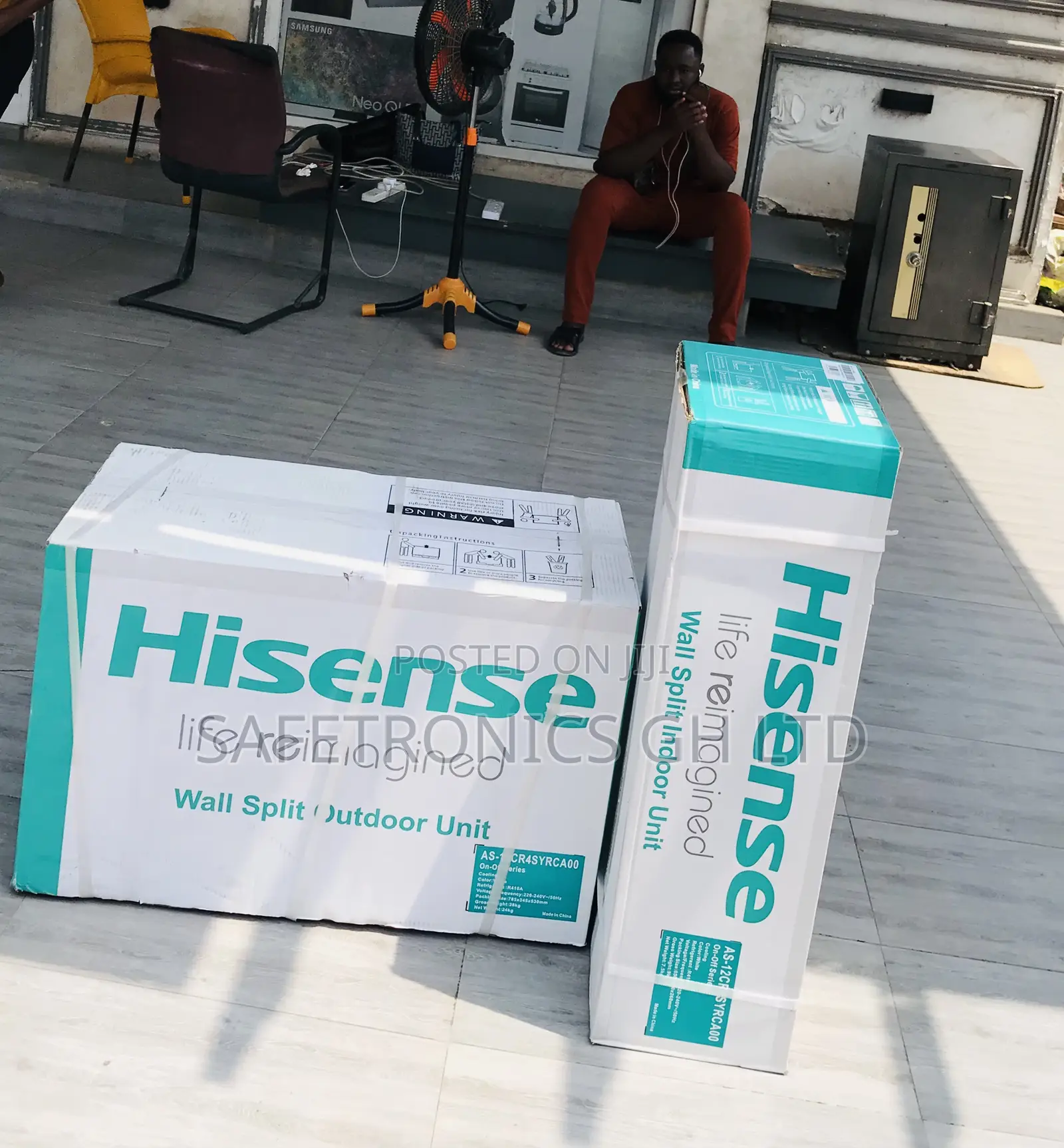 Grab Auto Restart White R410a 2.0 Hp Split Hisense Ac
