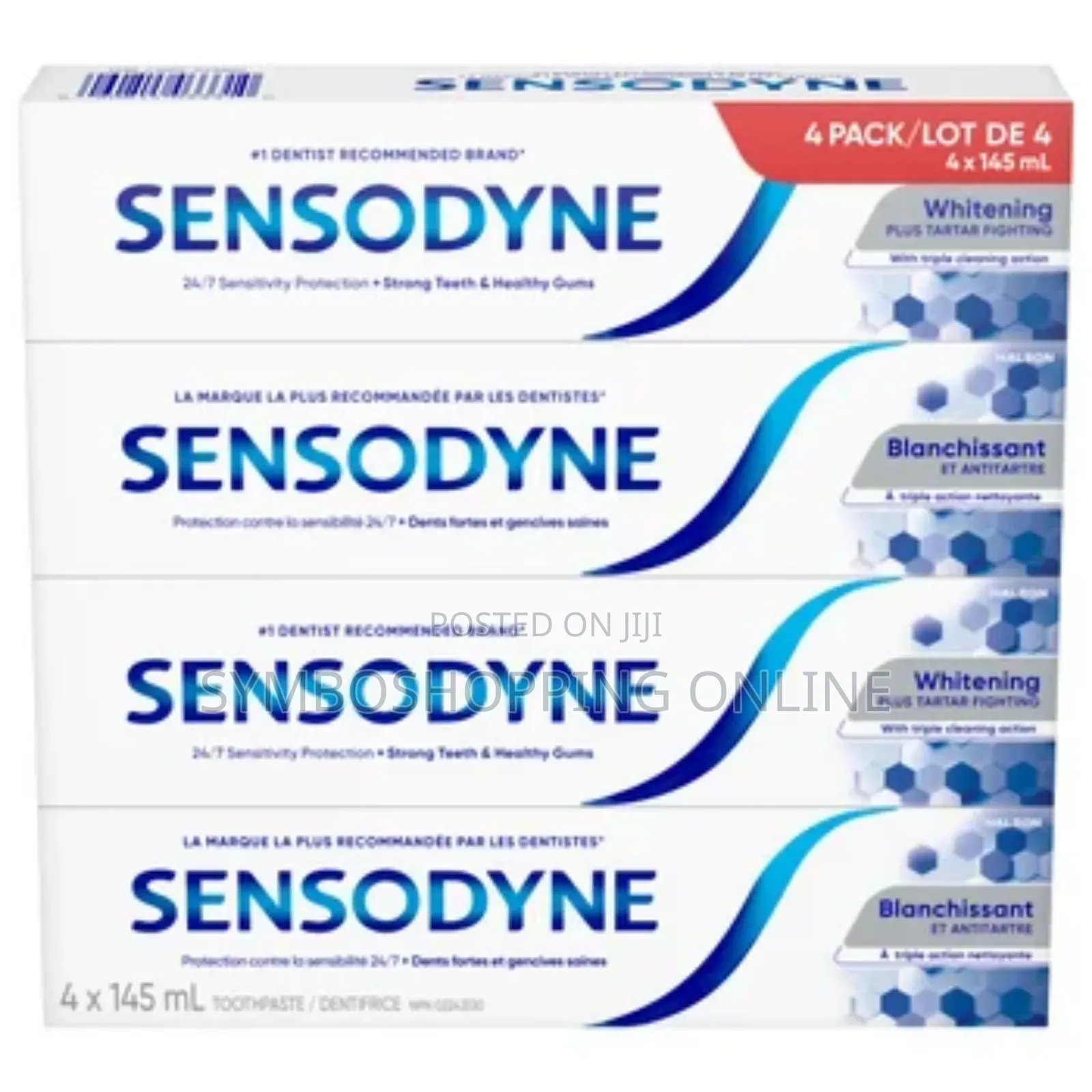 Sensodyne Whitening Toothpaste 145ml (Canada) 135ghs Each