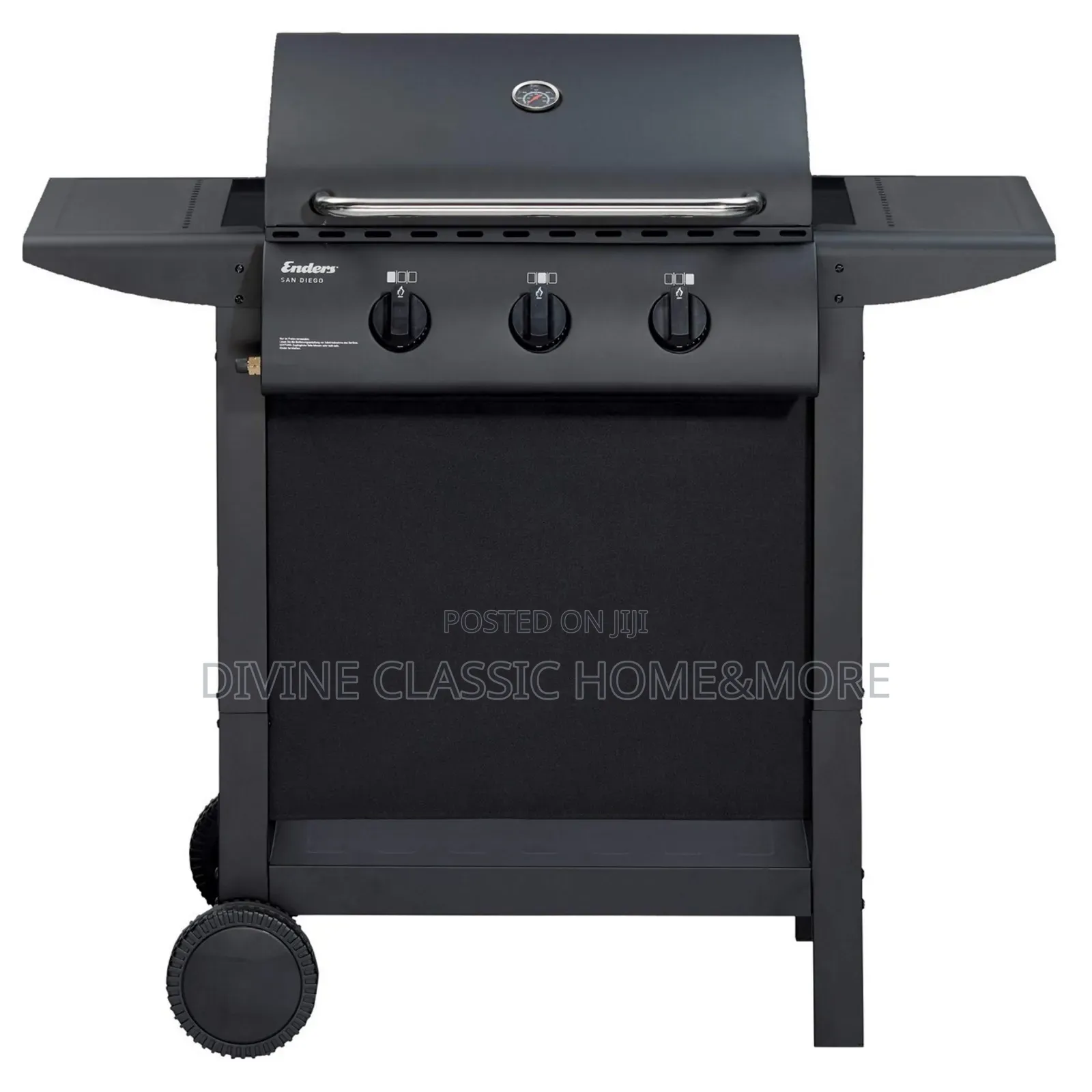 Enders San Diego 3 Gas Grill, With Thermometer,