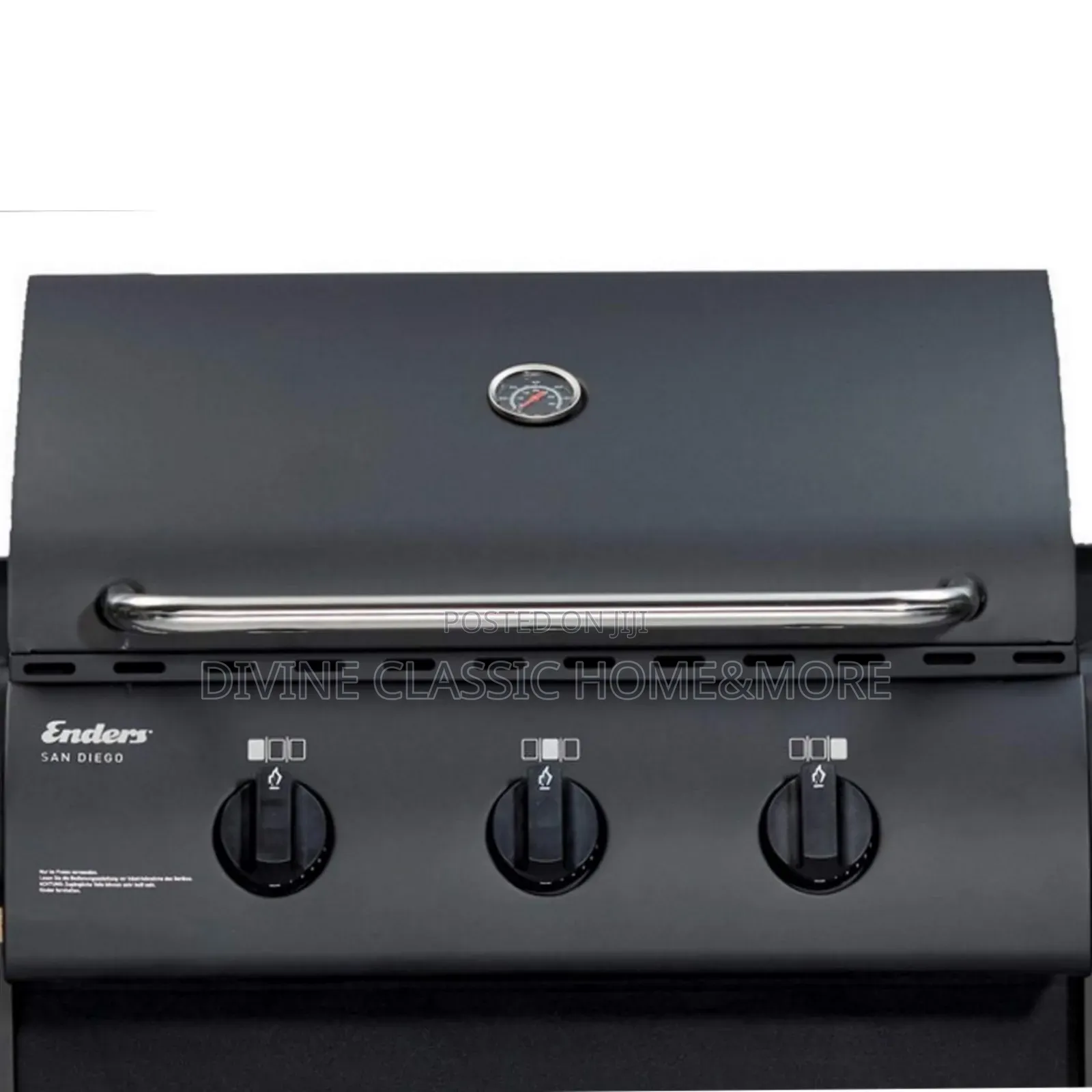 Enders San Diego 3 Gas Grill, With Thermometer,