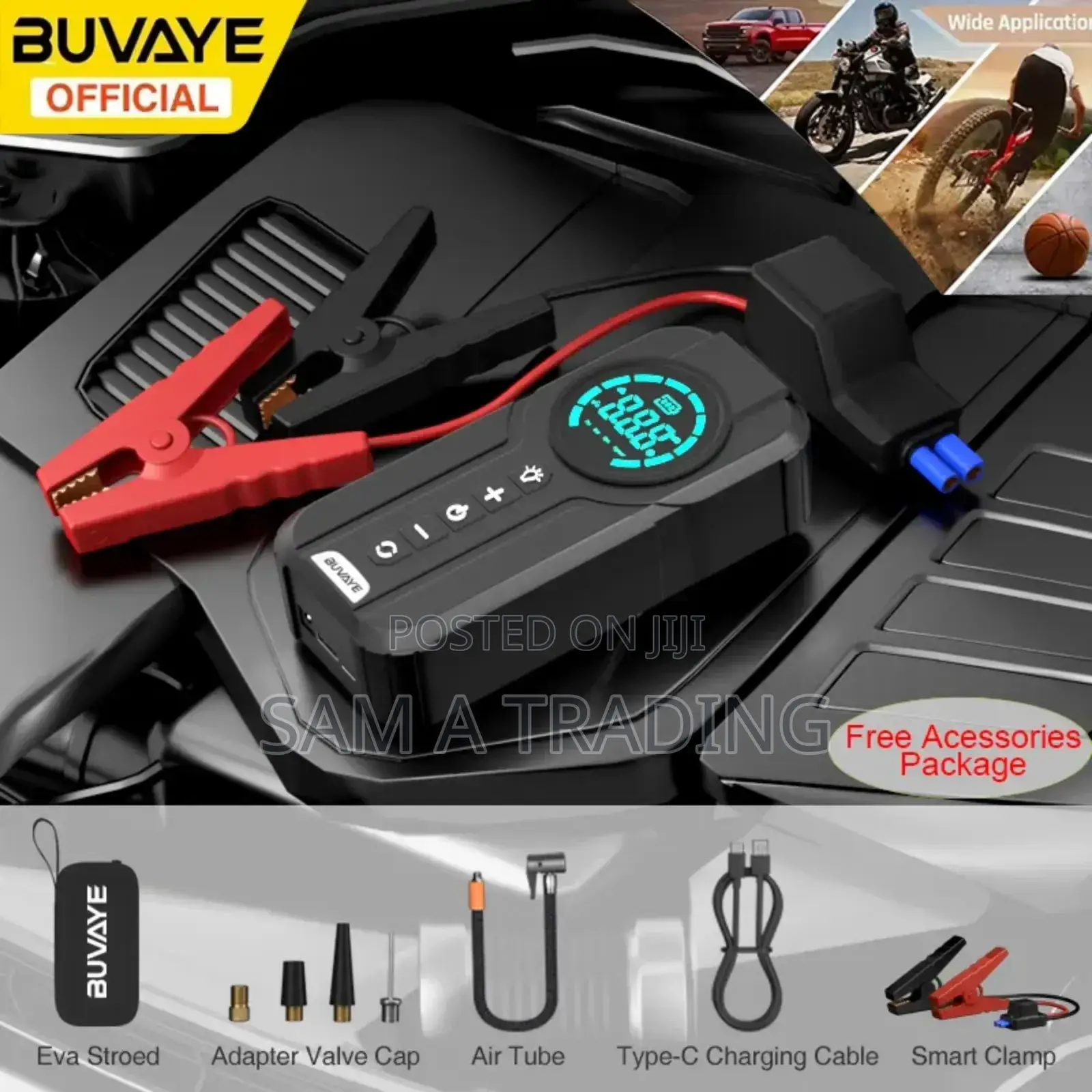 4 in 1 Jump Starter