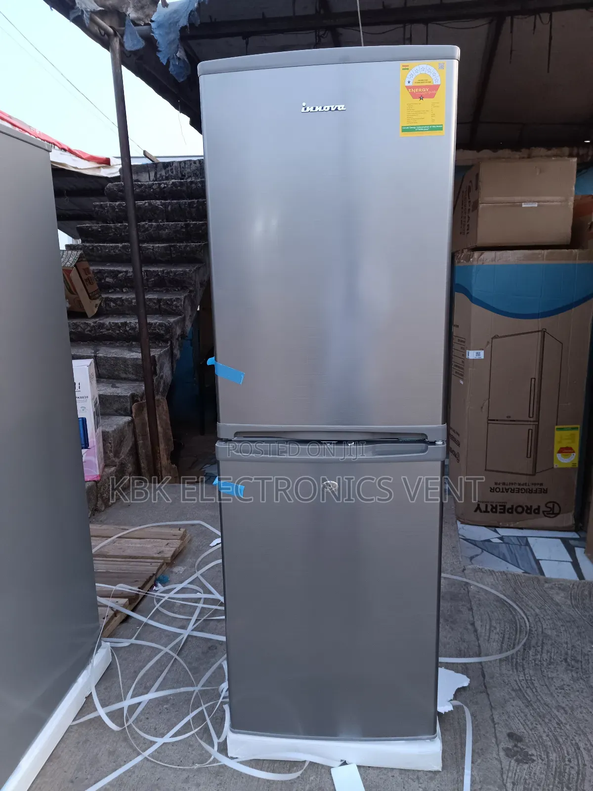 Innova 140ltr Double Door Refrigerators Bottom Freezer