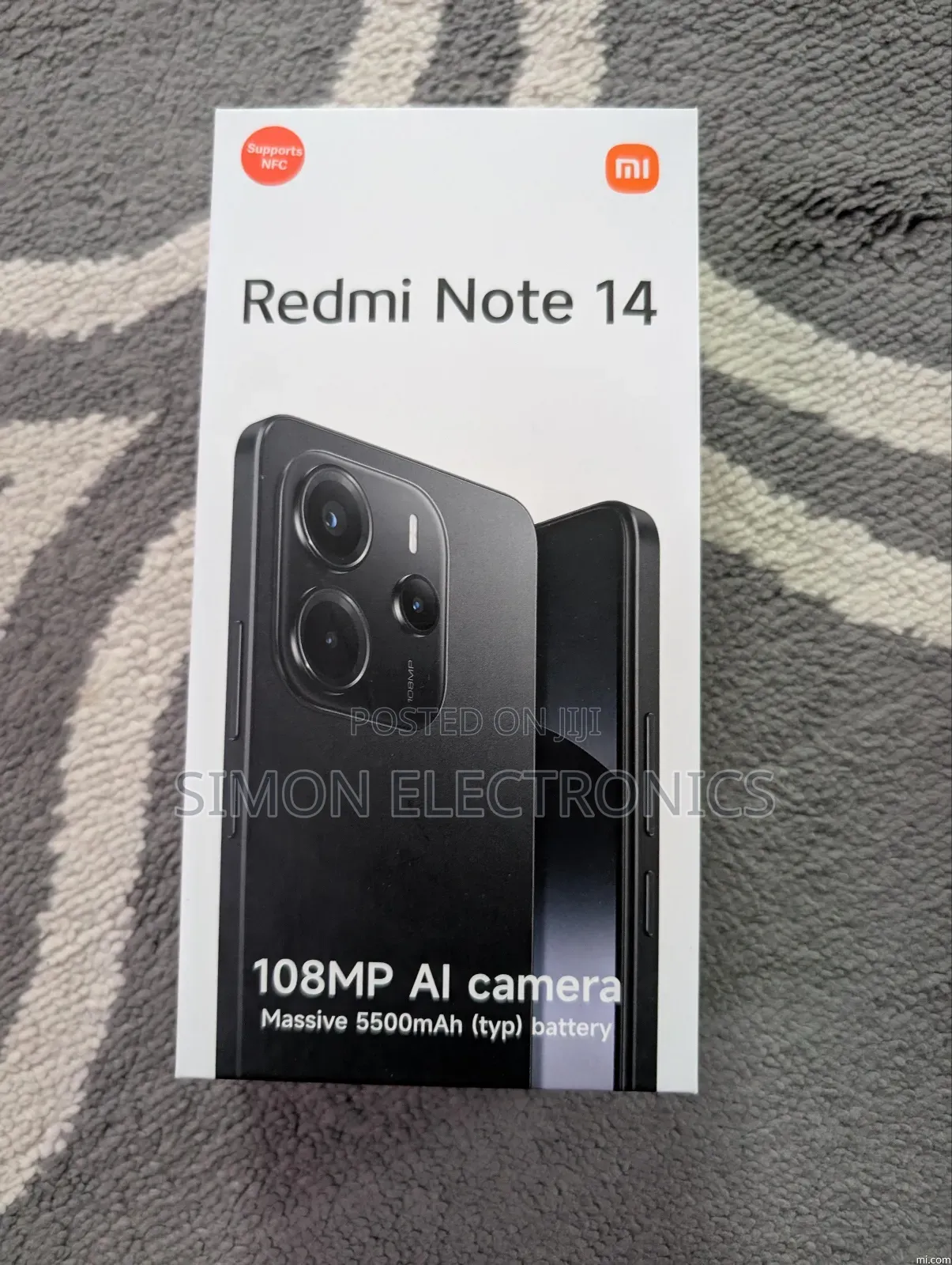 New Xiaomi Redmi Note 14 4G 256 GB Black