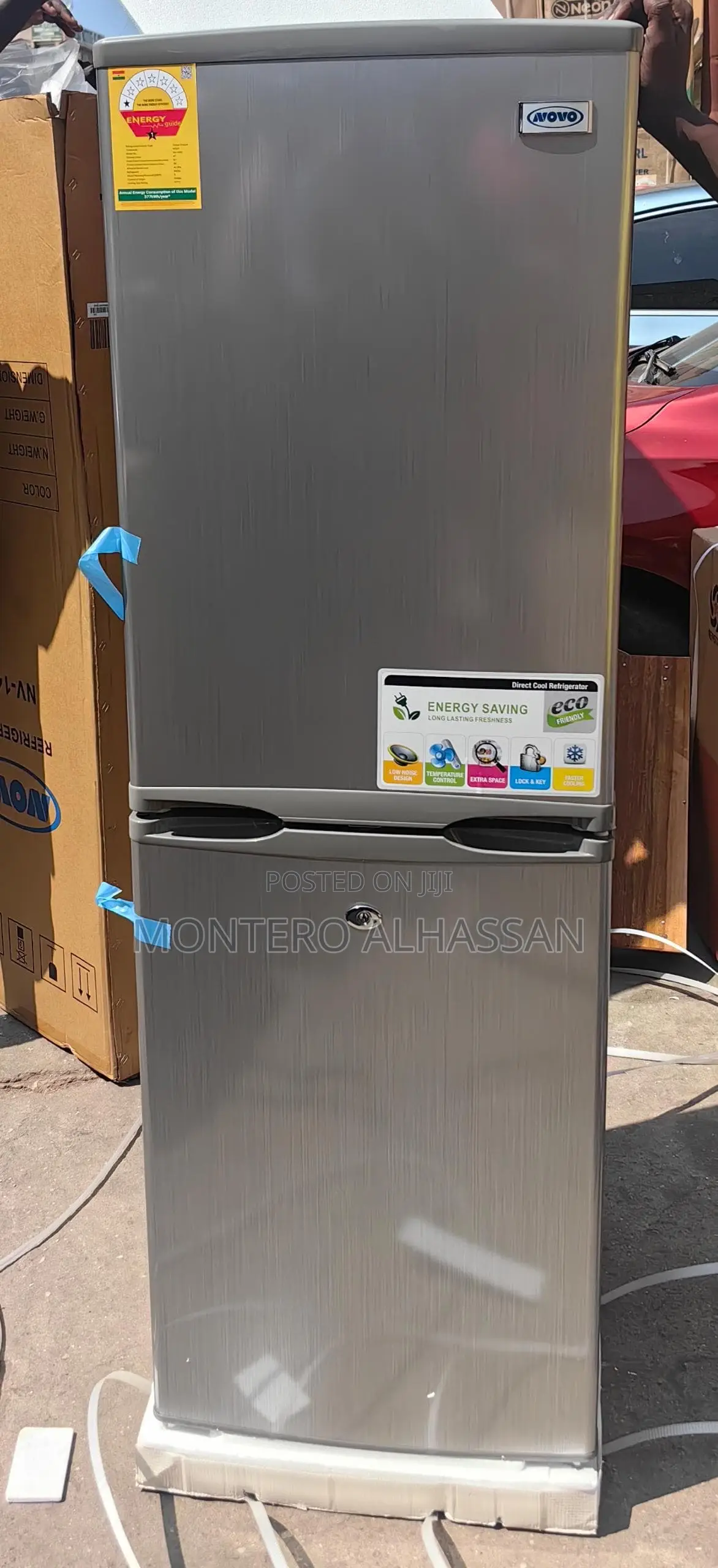 Roch 142 Liters Double Door Fridge