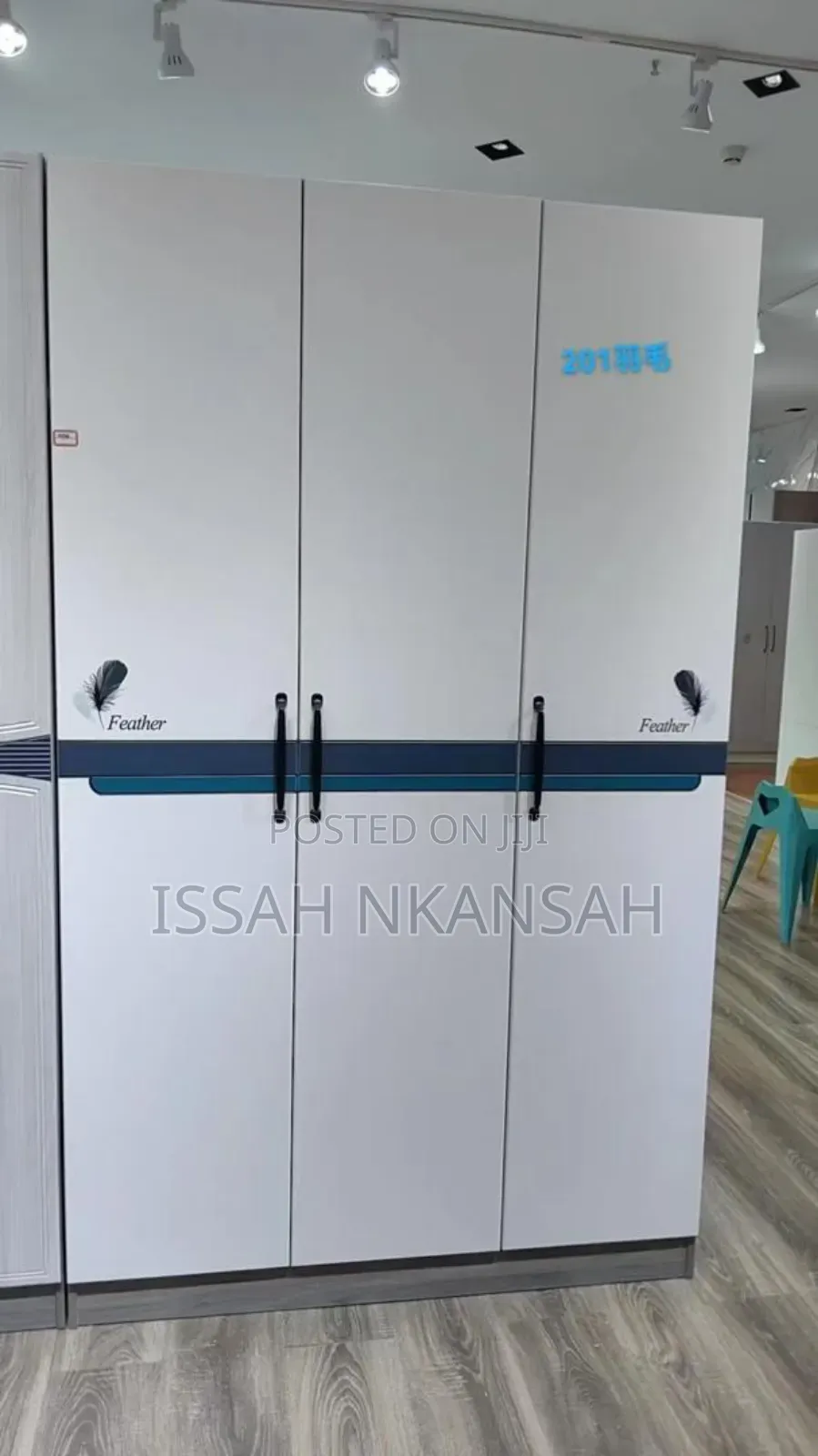 3 in 1 Wood Wardrobe
