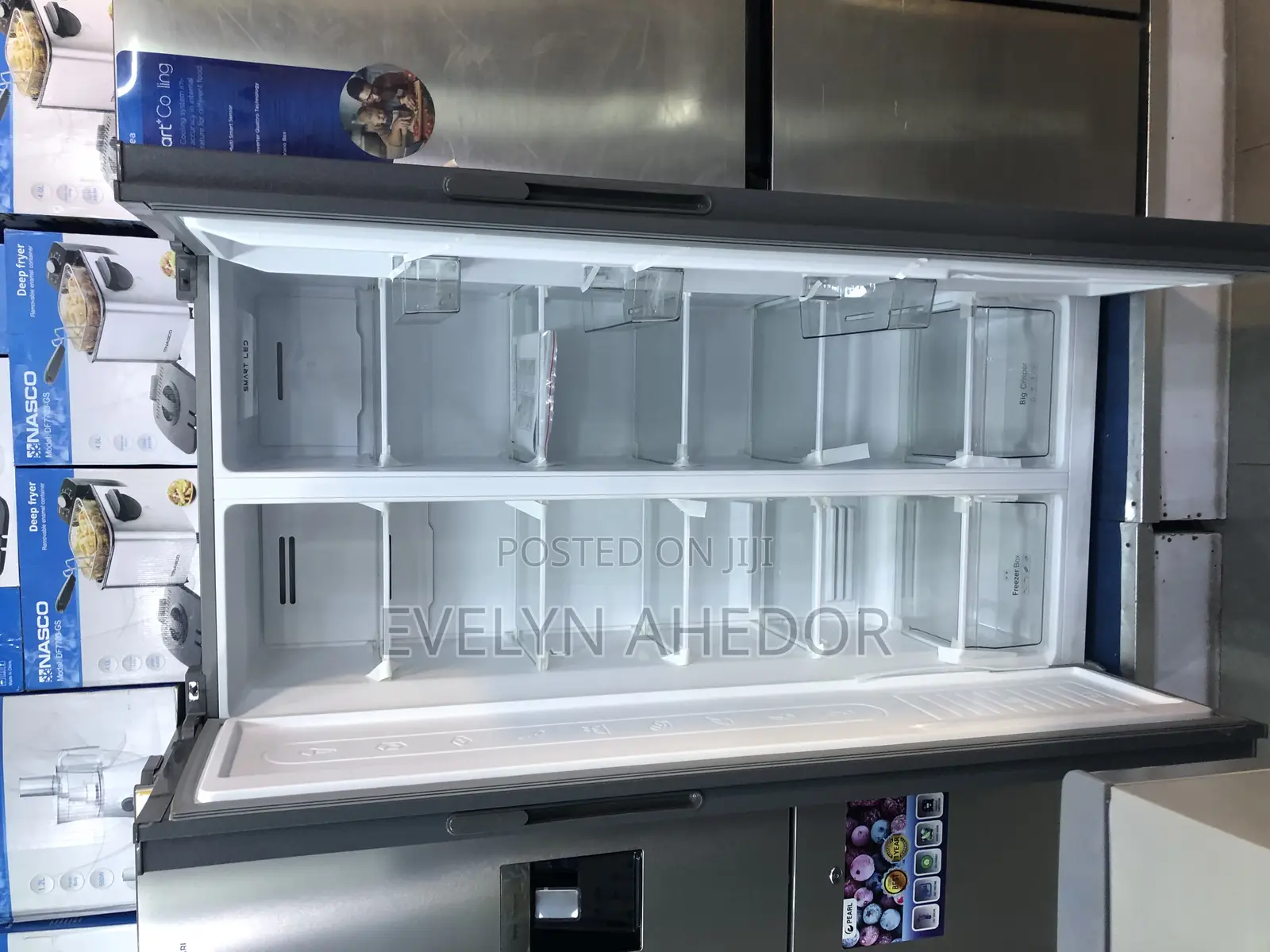 Powerful Nasco Side by Side Fridge 400 Liters Available