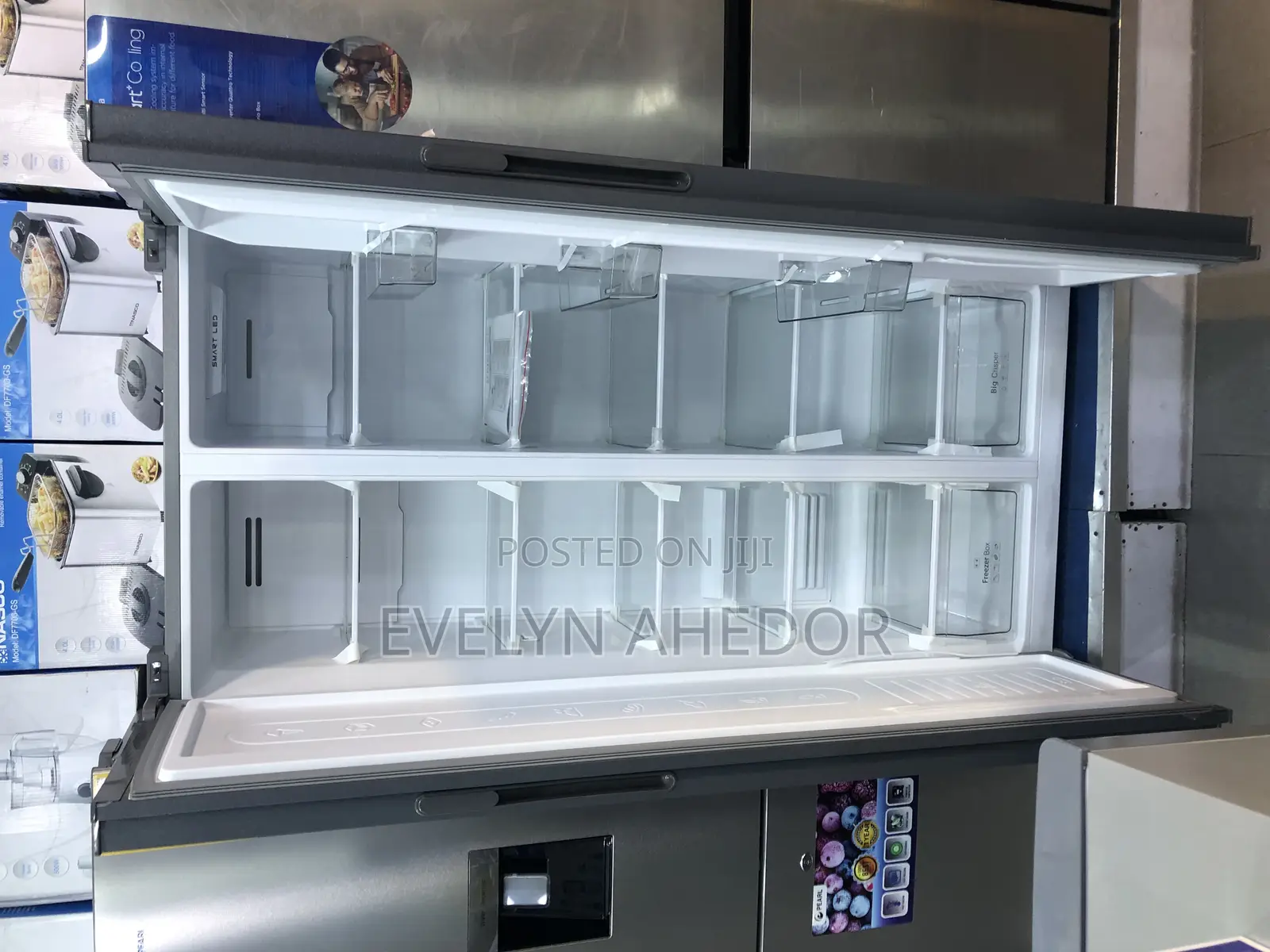 Powerful Nasco Side by Side Fridge 400 Liters Available