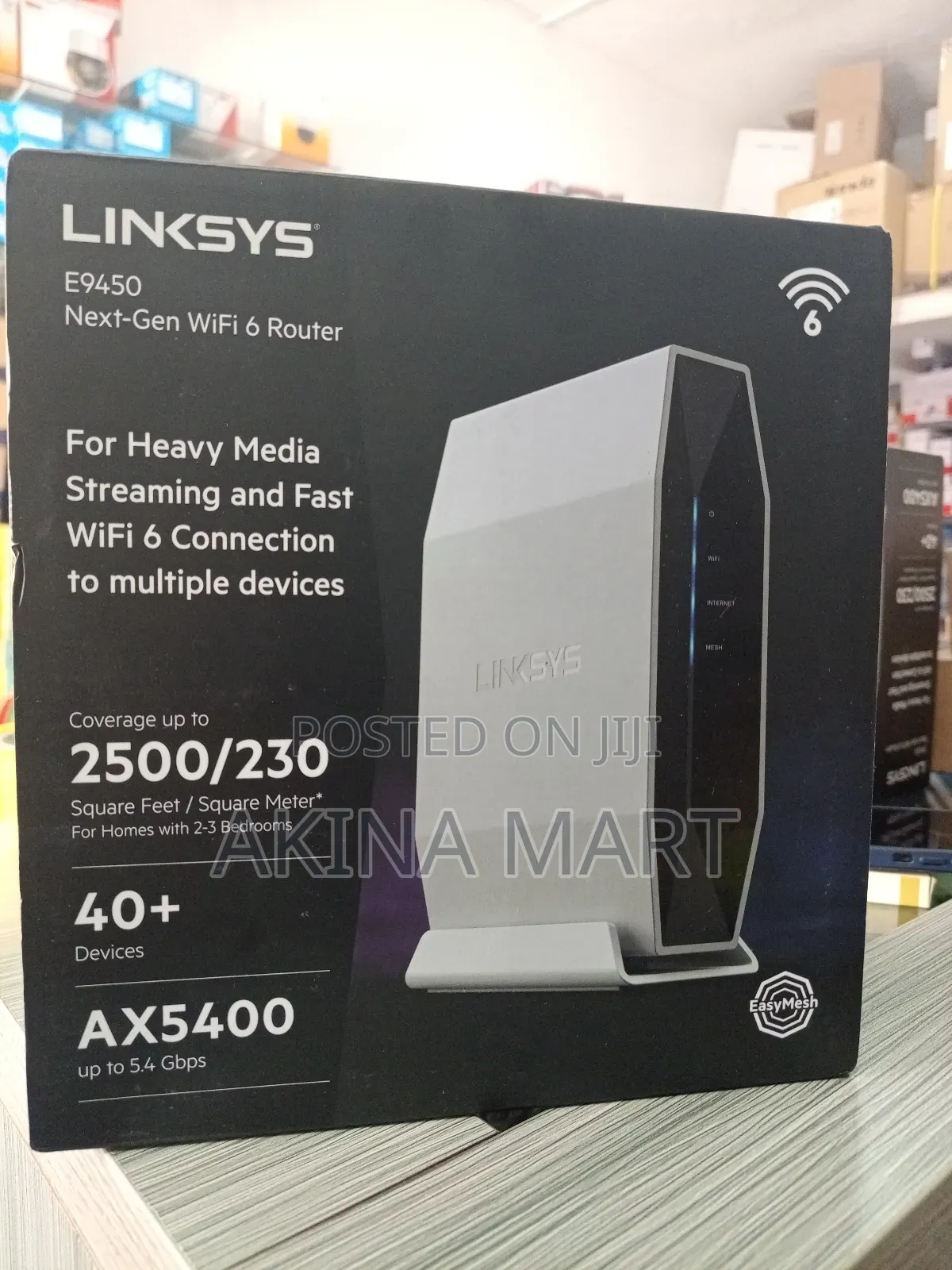 Linksys E9450 Next Wifi 6 Router Ax5400 Up to 5.4 GBPS