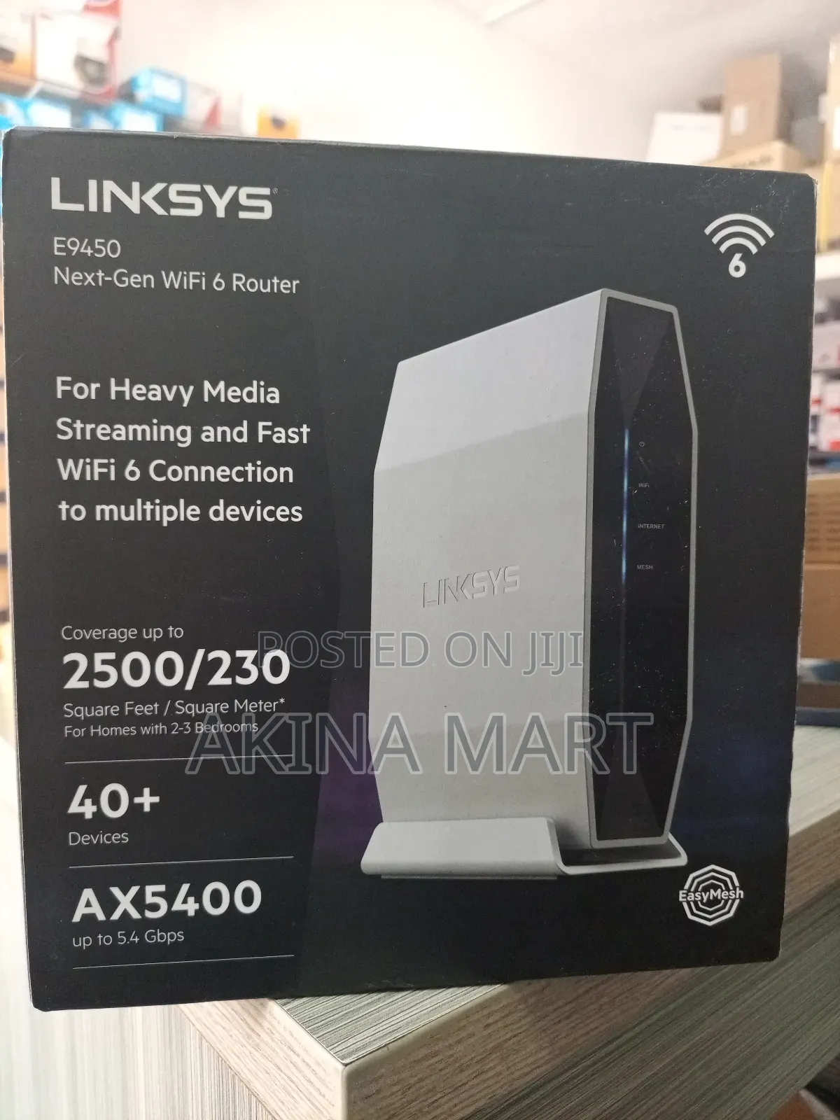 Linksys E9450 Next Wifi 6 Router Ax5400 Up to 5.4 GBPS