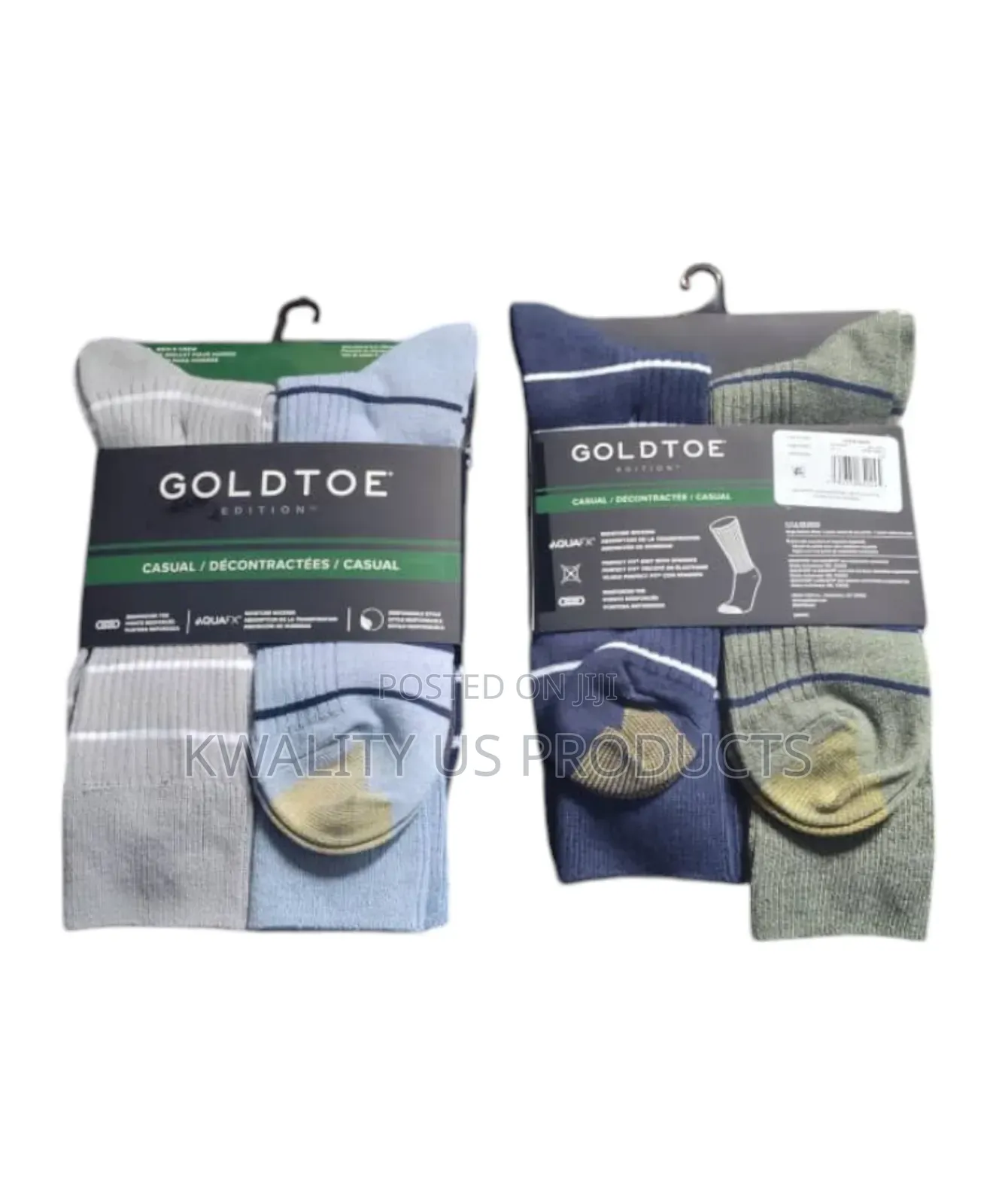 Goldtoe Men's Crew Socks - 6 Pairs
