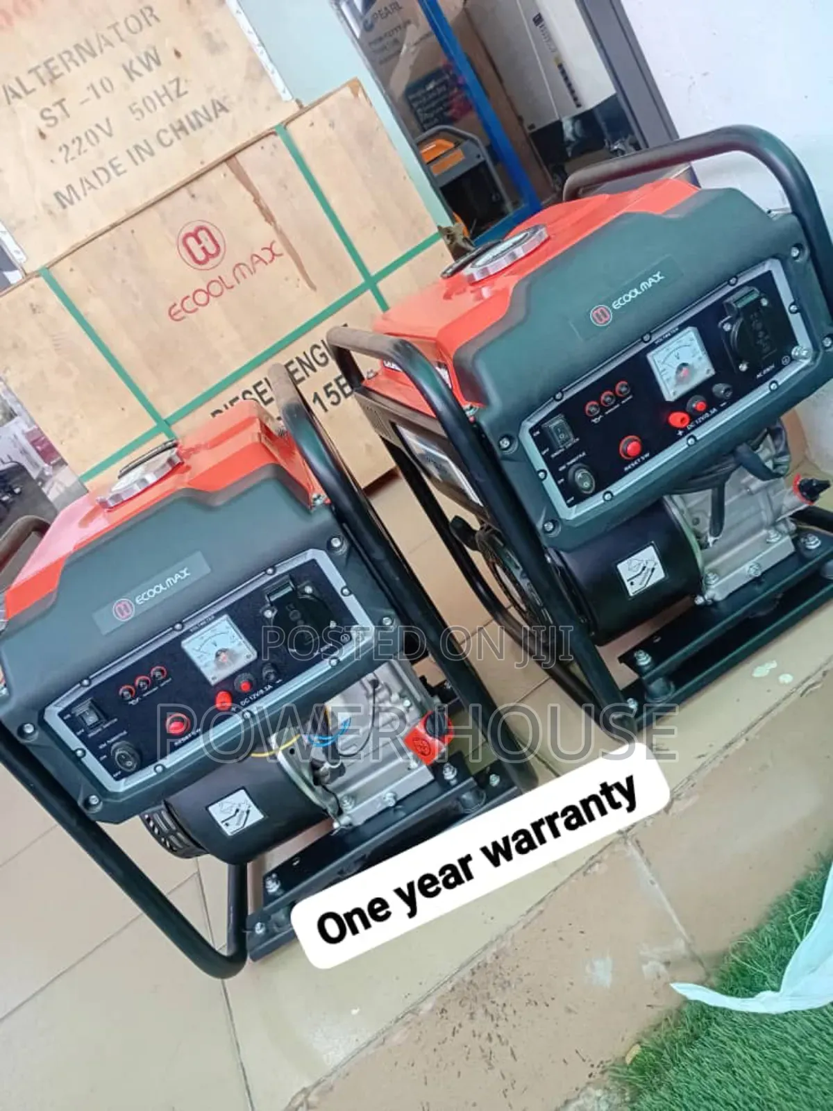 Streamline 7.5kva 8500watts Petrol Ecoolmax Generator