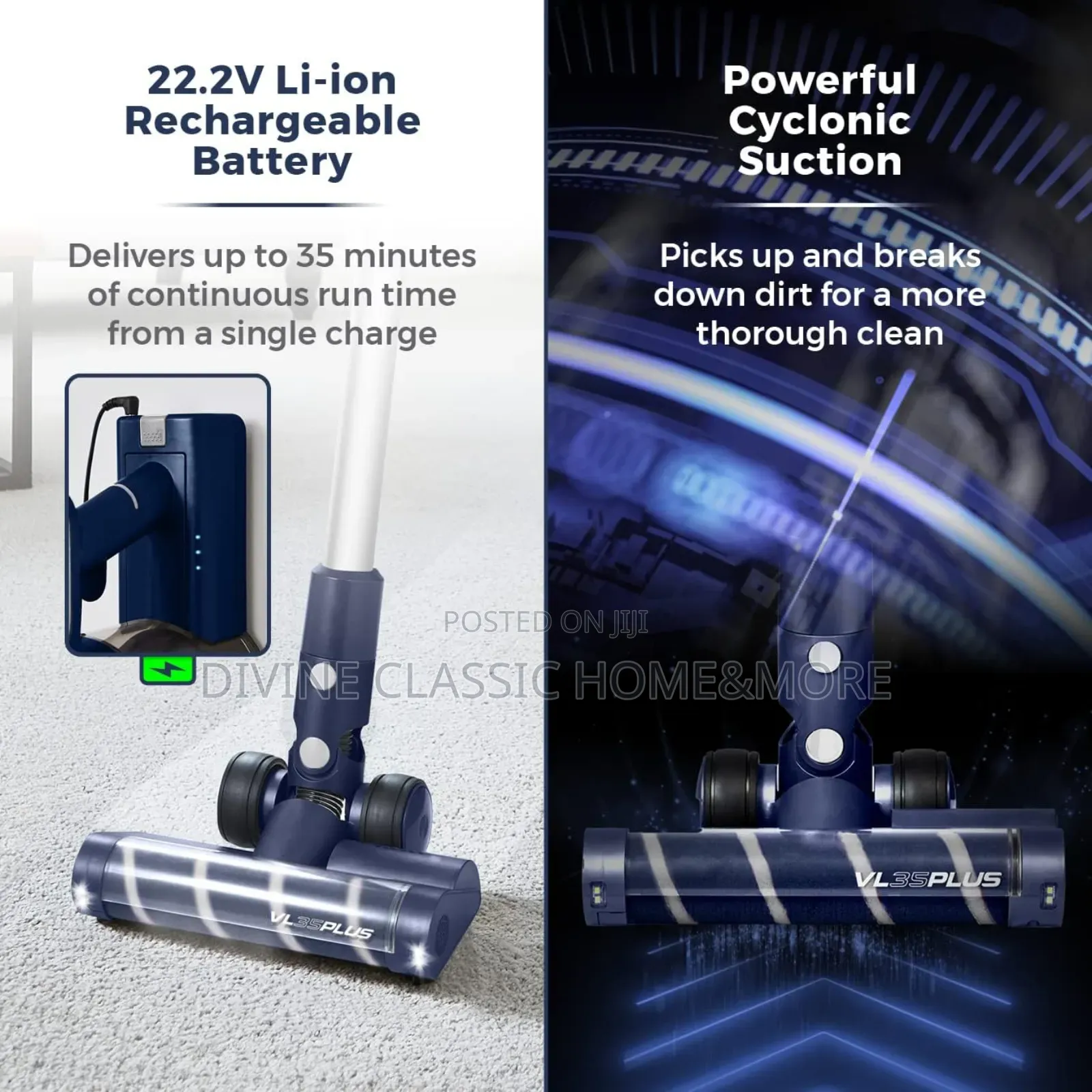Tower Cordless 3-in-1 Vacuum Cleaner 1l, 22.2v