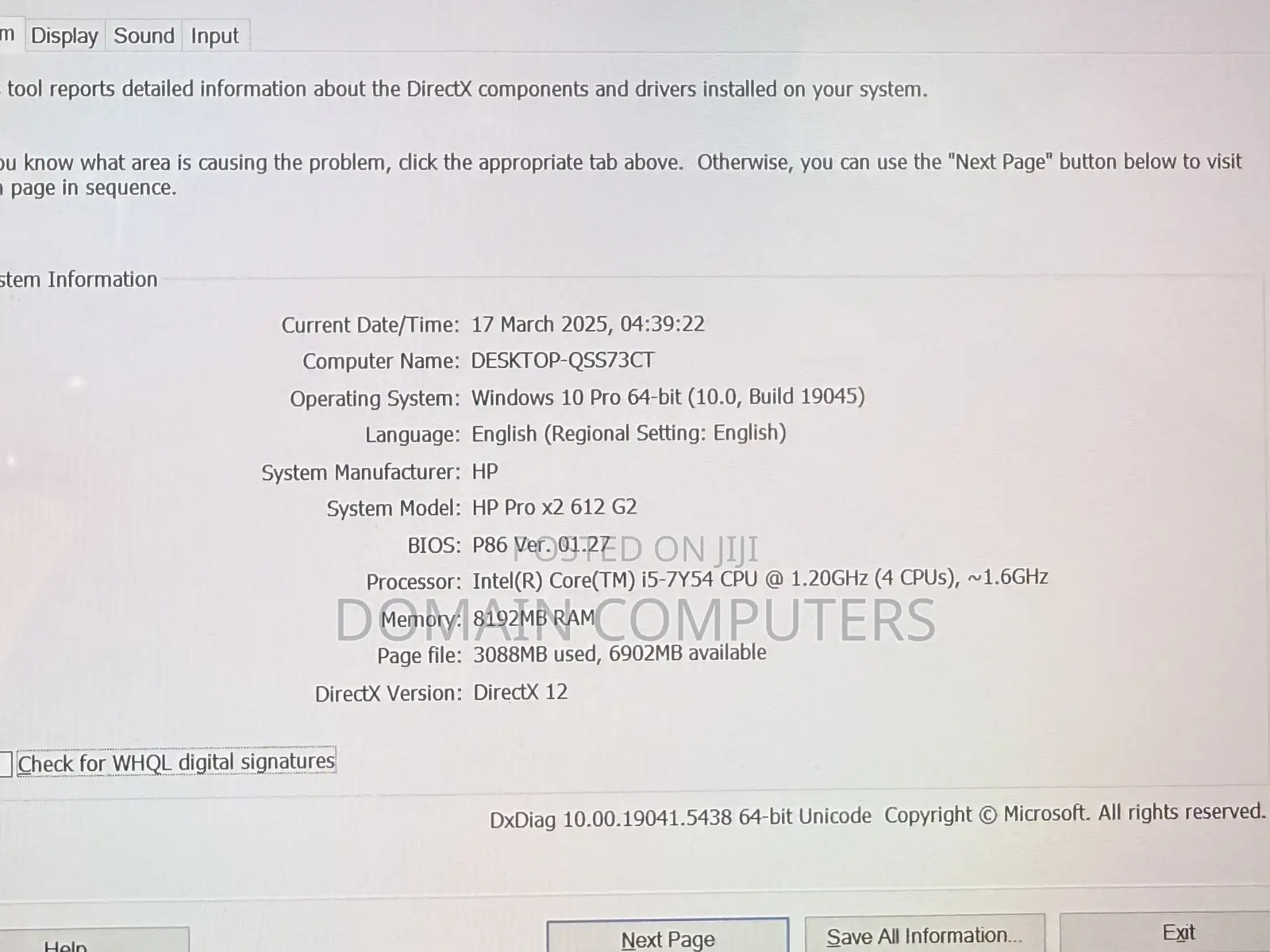 Laptop HP Pro X2 612 G2 8GB Intel Core I5 SSD 256GB