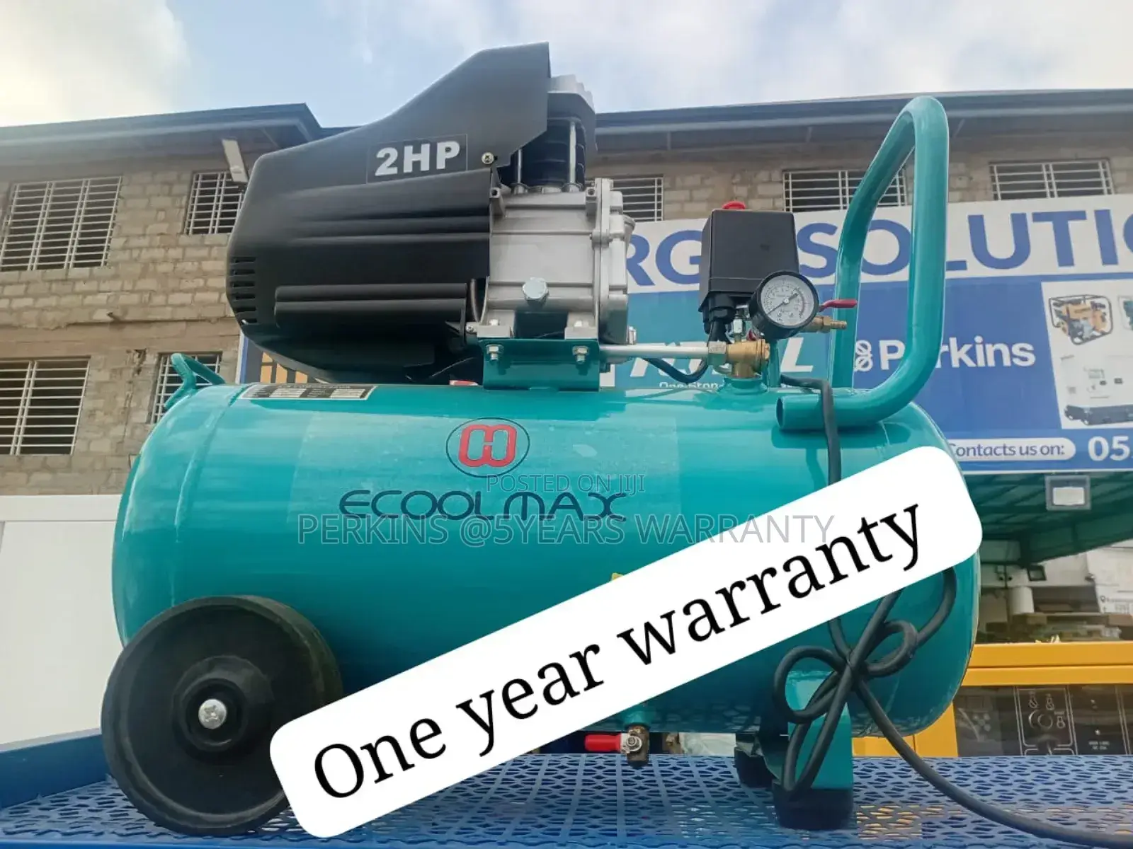 Incredible Ecoolmax 2hp Air Compressor 50l
