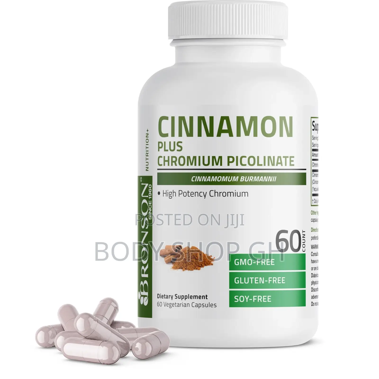 Cinnamon Plus Chromium Picolinate Supplement, High Potency