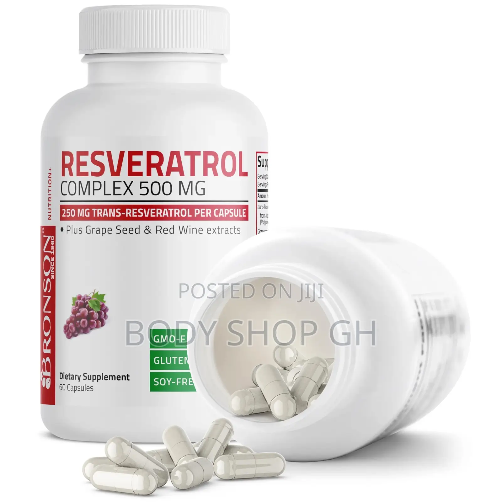 Resveratrol 500 Complex Standardized Trans-Resveratrol