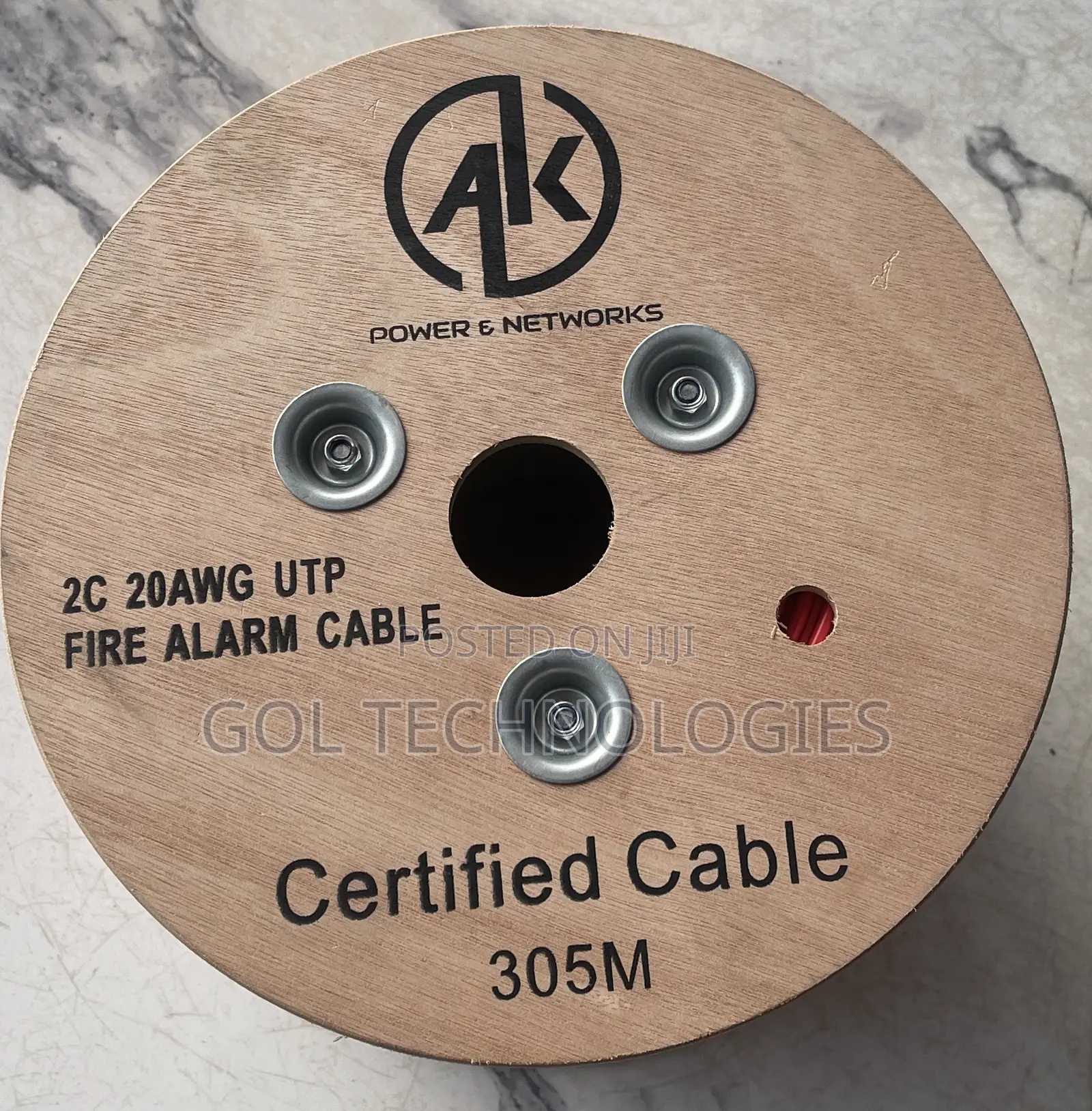 Fire Alarm Cable 305m 1.5mm 20awg Ak Power Solid Cable