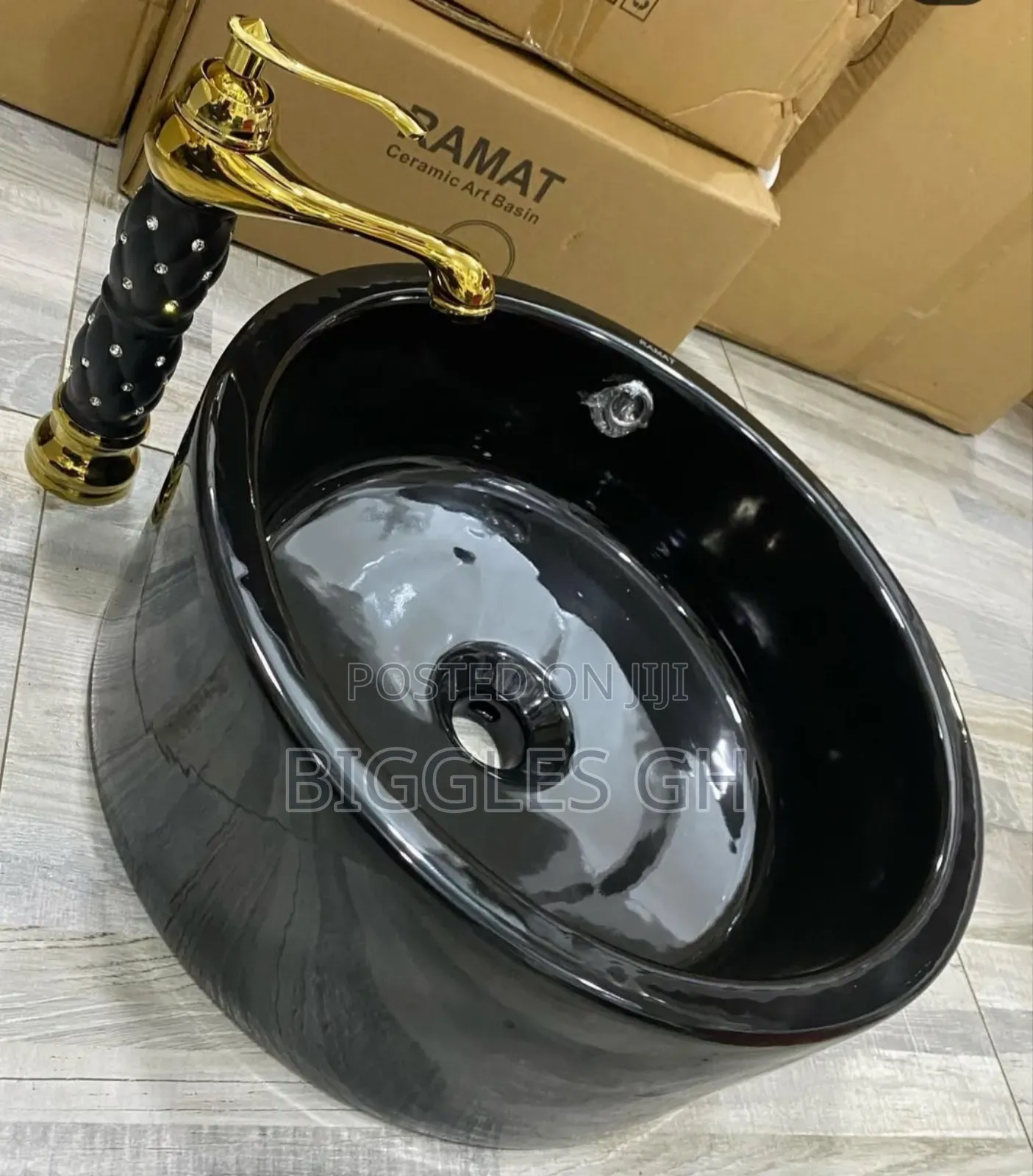 Countertop Basin- Pedicure Bowl + Tap