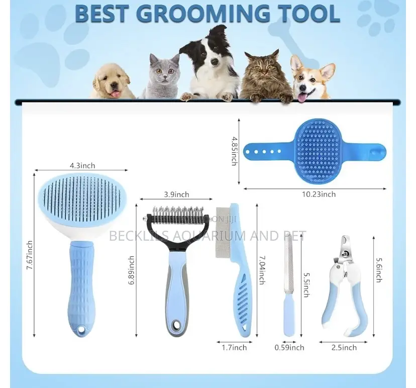 Dog Brush Grooming Set (6 Pieces)