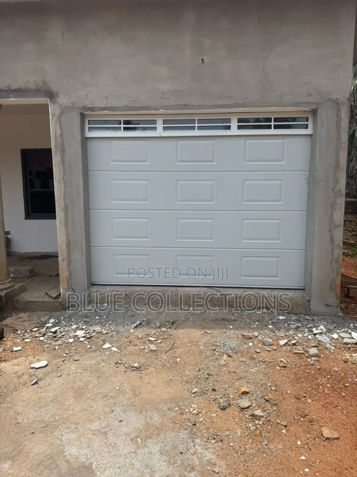 Garage Door With Fanlight