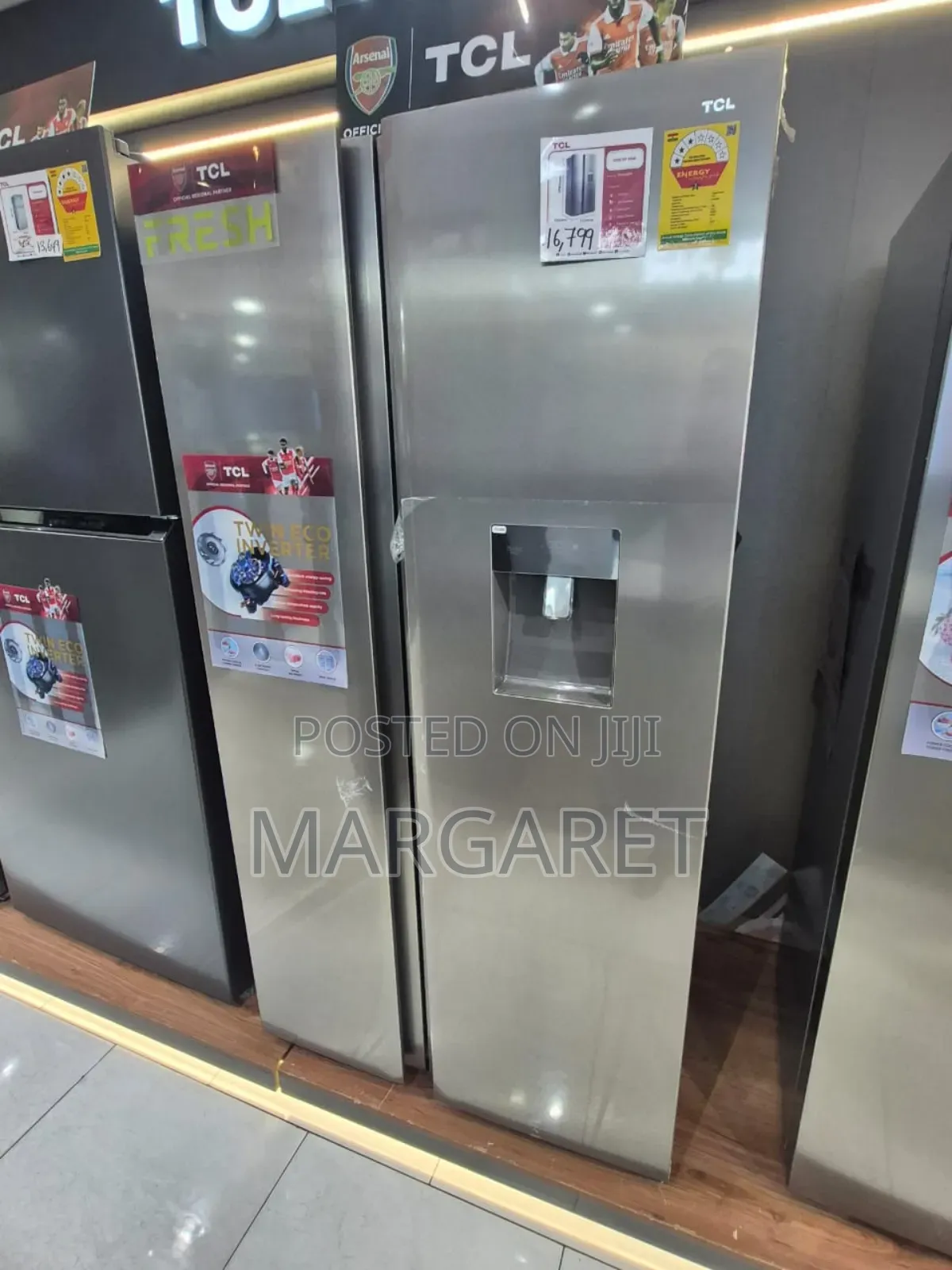 Water Dispenser TCL Side by Side Fridge