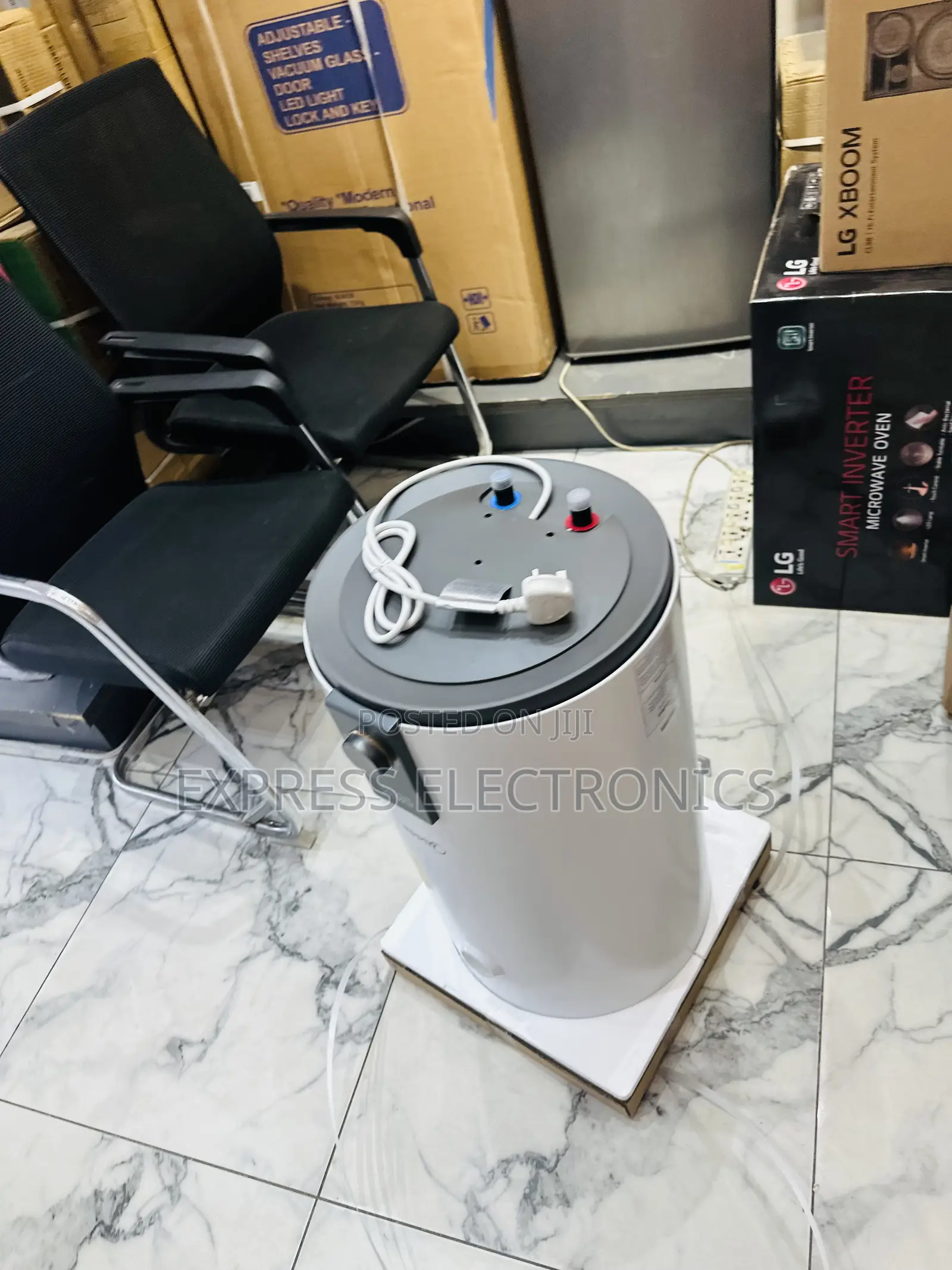 Stepless Electronic Temperature Control: 50l Midea Heater