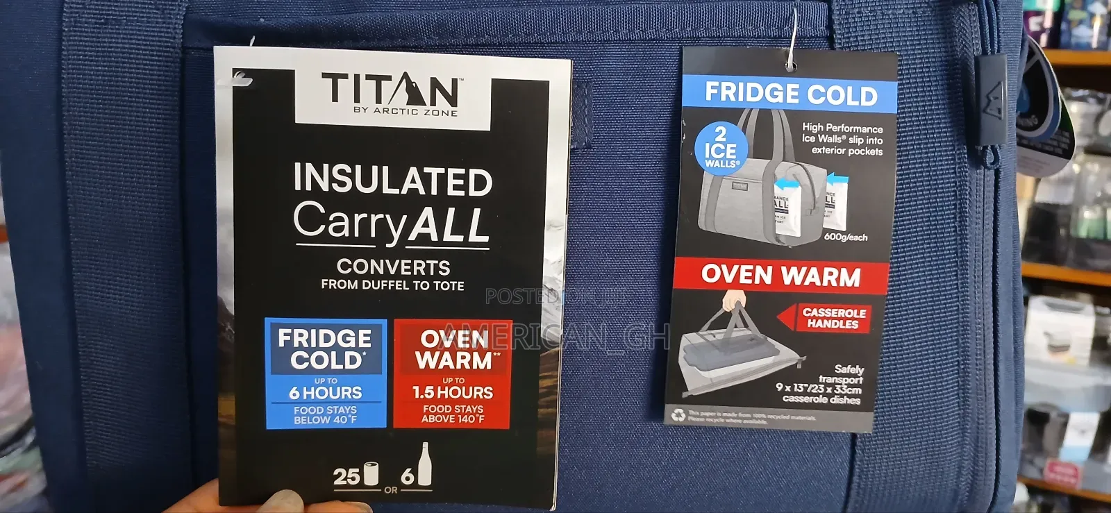 Titan Insulated Carryall, Retains Hot or Cold