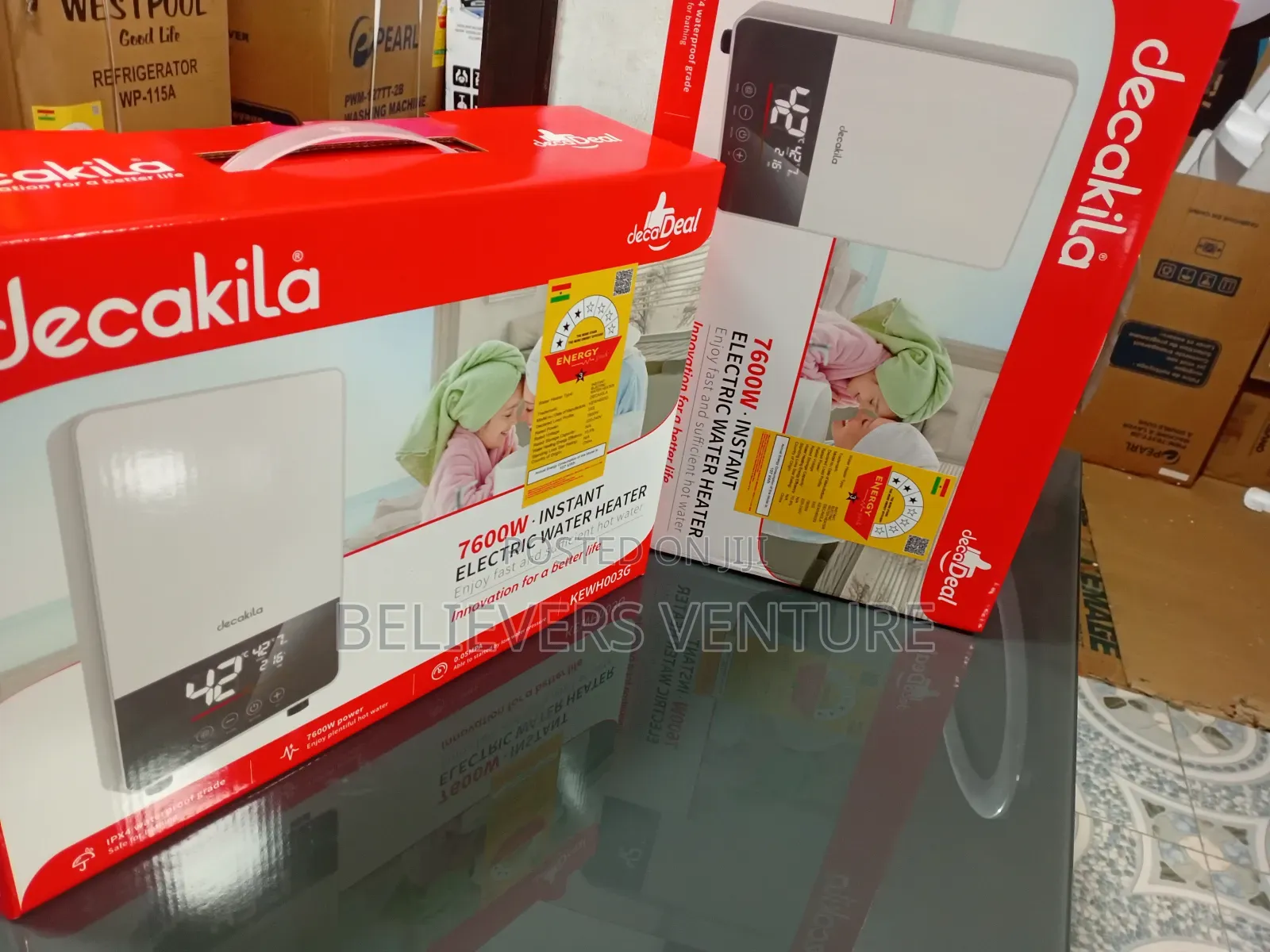 Reliable Electric Water Heater 7600w Decakila Water Heater