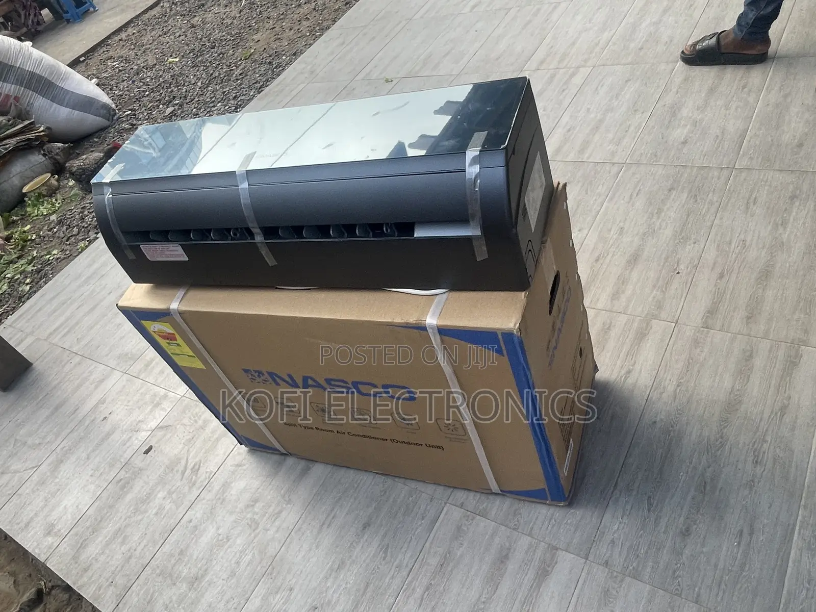 Mirror Black Surface Nasco-1.5hp-R410-Split-Air-Conditioner