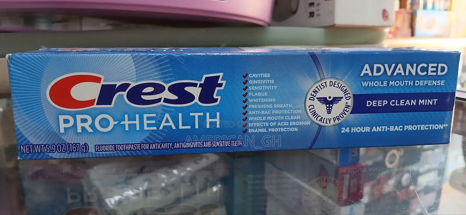 Crest Pro Health Advanced Toothpaste, 167g