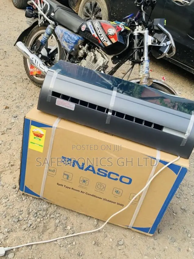 Get Auto Swing Black Mirror Nasco 1.5 Hp R410a Ac