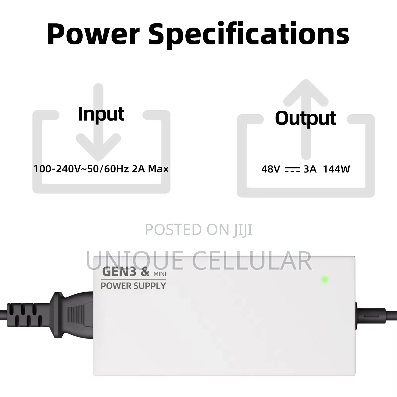 Starlink Gen3 Power Adapter (Imported Quality)