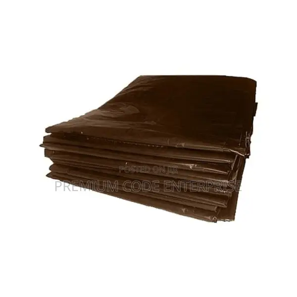 Industrial Brown Trash Bags (Large, 180 PCS/Pack)
