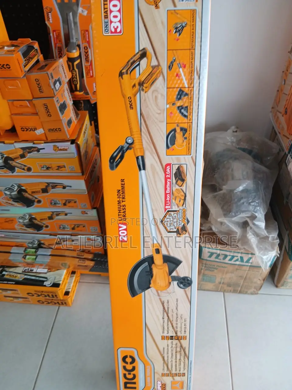 Ingco Cordless Grass Trimmer 20v
