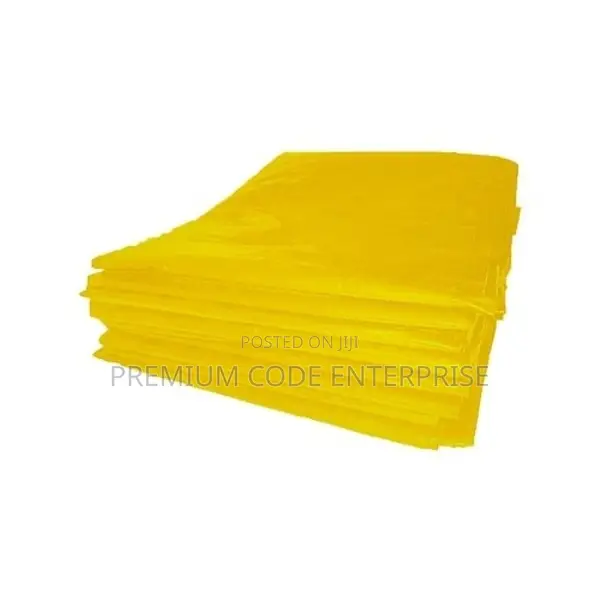 20l Waste Bin Liners - Yellow, 300pcs/Pack