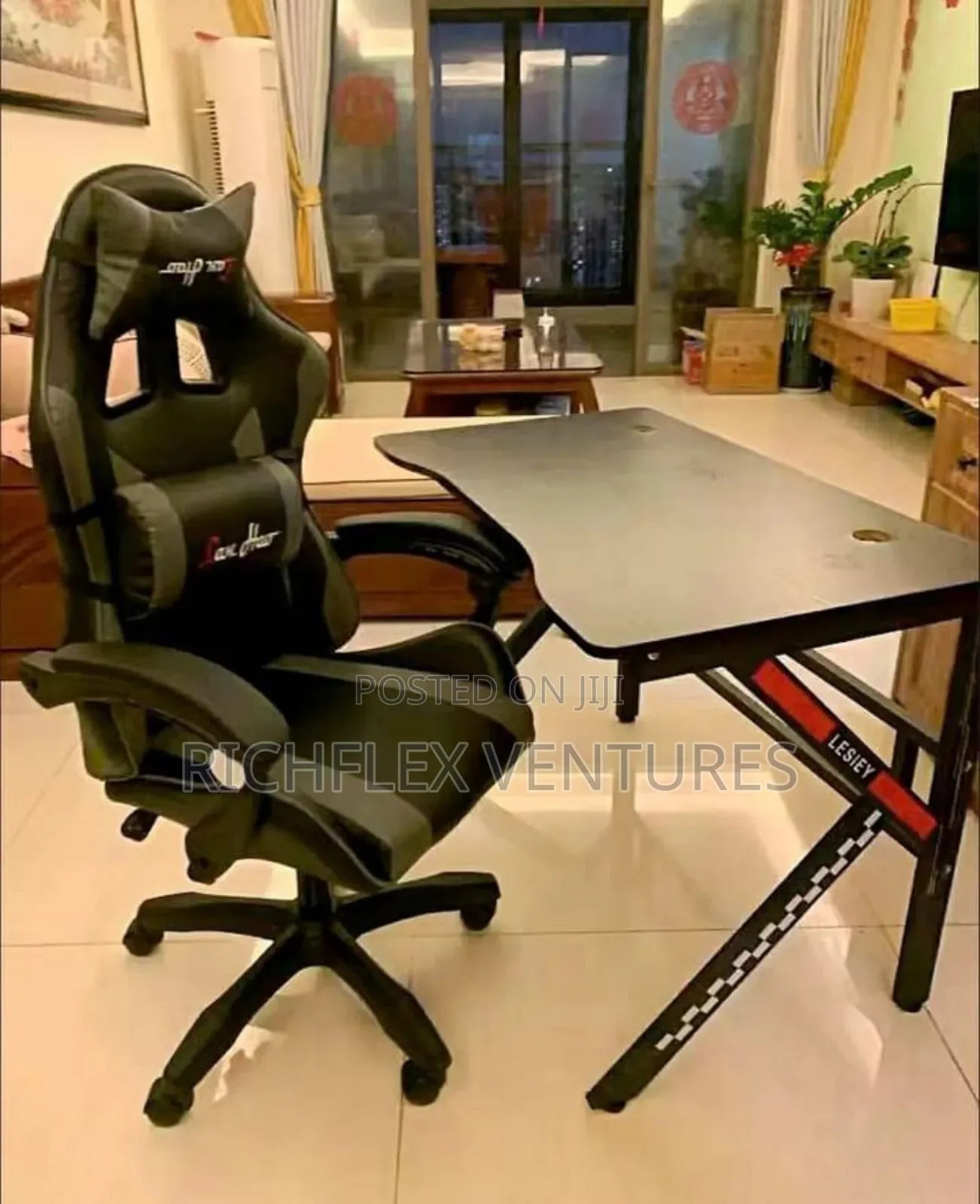 K Shape Gaming and Computer Desk