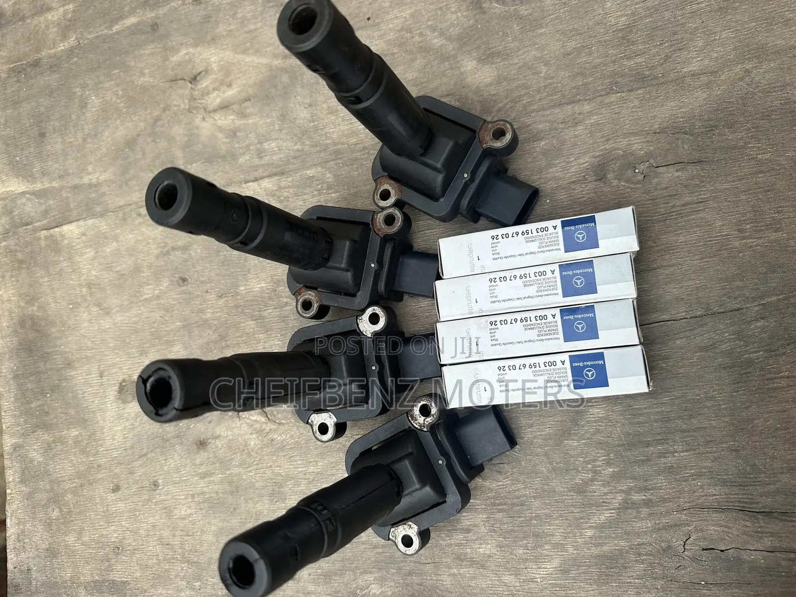 Mercedes Benz C250 2013-2014 W204 271 Engine Coil and Plugs